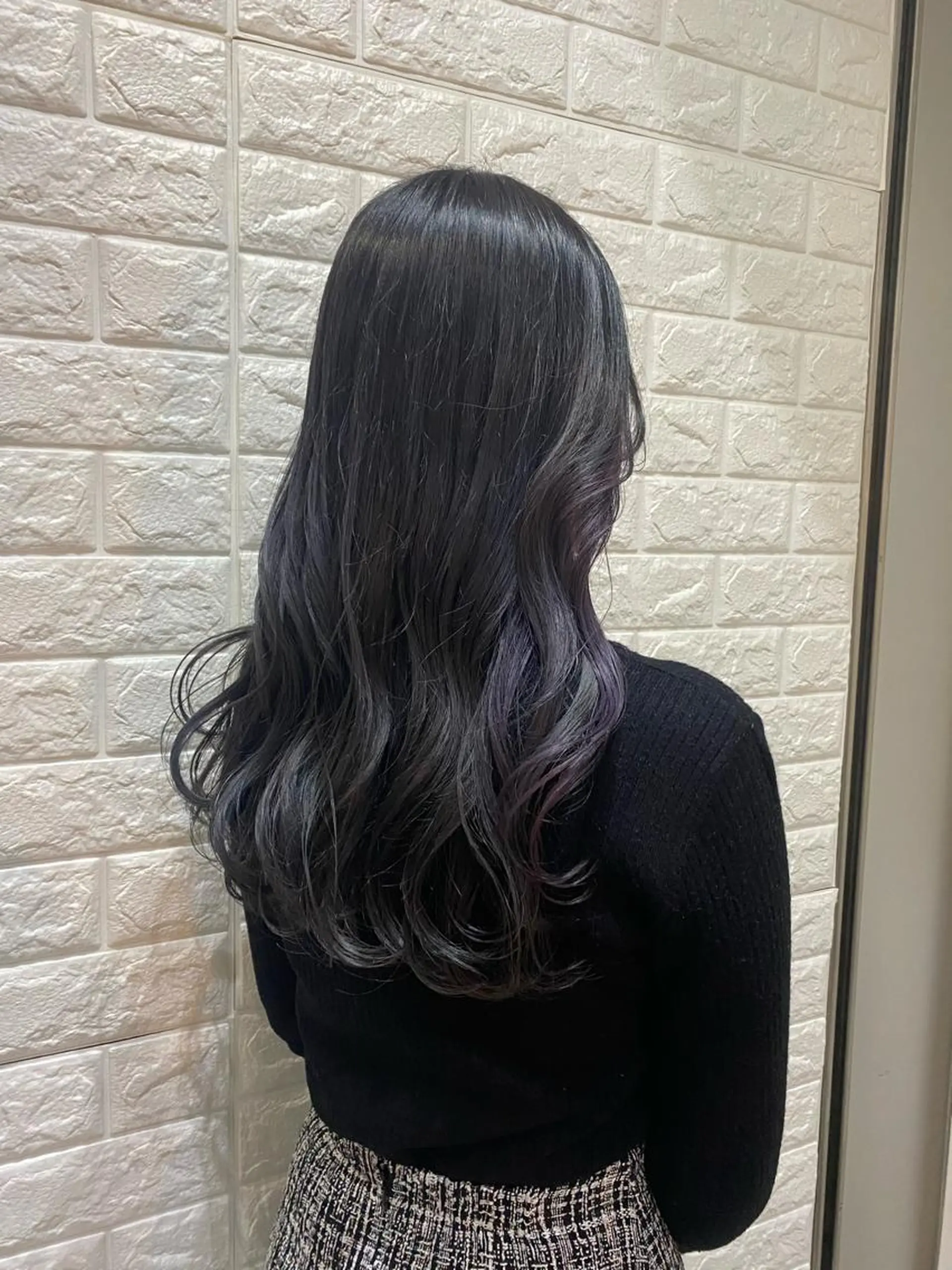 カラー インナーカラー ラベンダーカラー ラベンダーピンク ピンクカラー 石野 友唯のヘアスタイル