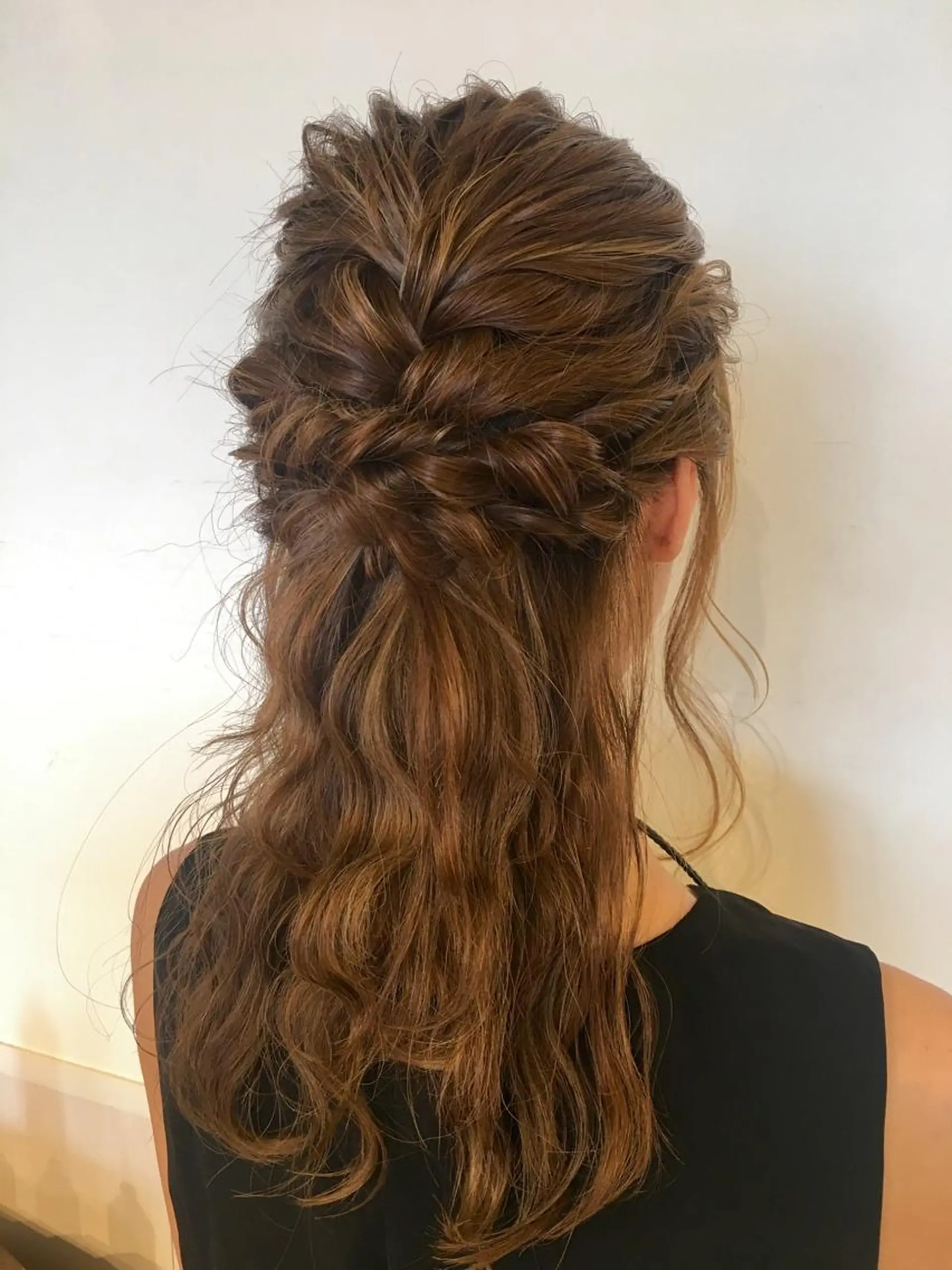 セミロング ヘアアレンジ さかい なつみのヘアスタイル