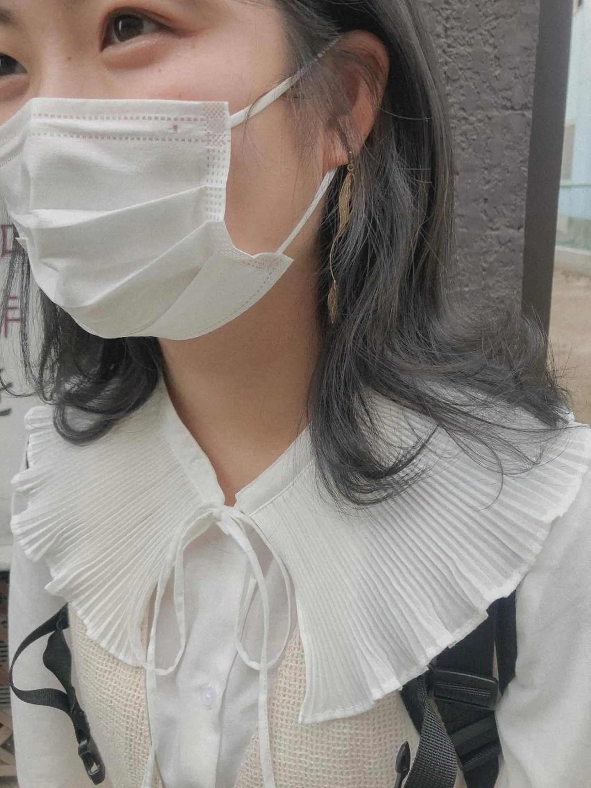 ミディアム カラー グレージュ ヘアカラー カラーパティシエ facce🌼ikoのヘアスタイル