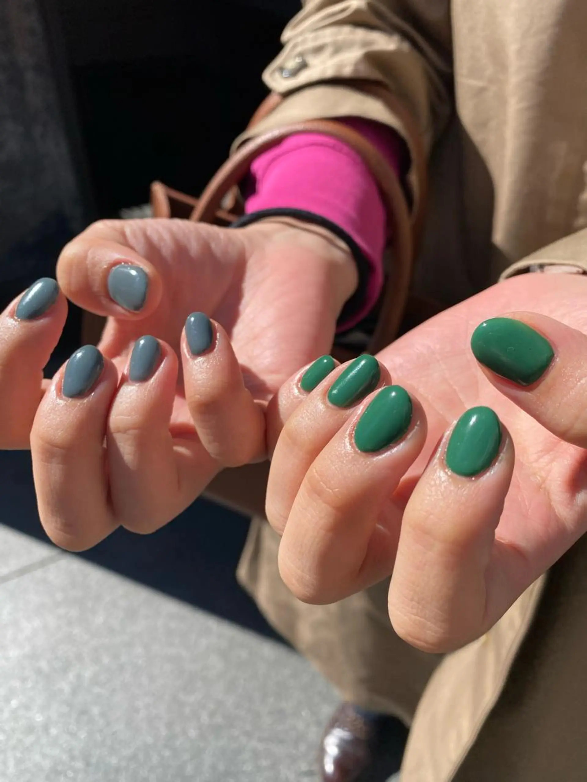 ネイル ワンカラーネイル 個性派／中韓ネイル SAKURAのネイルデザイン