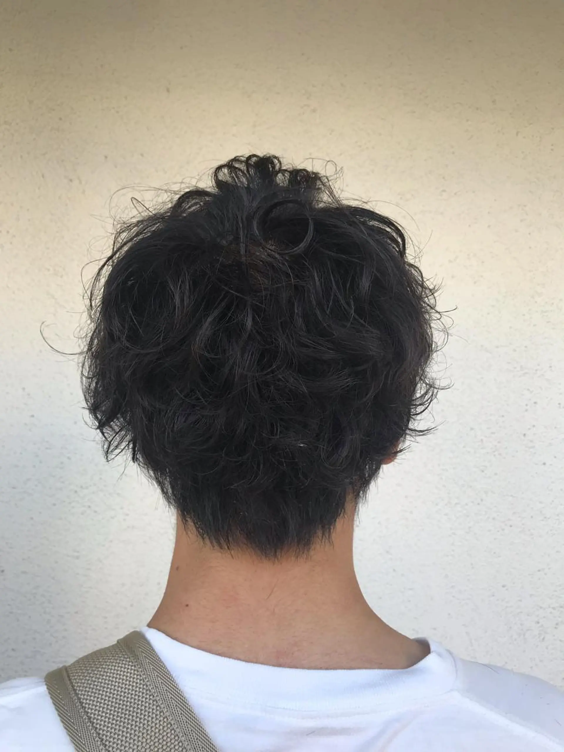 ショート カラー パーマ メンズ JUNTA 梅田茶屋町のヘアスタイル