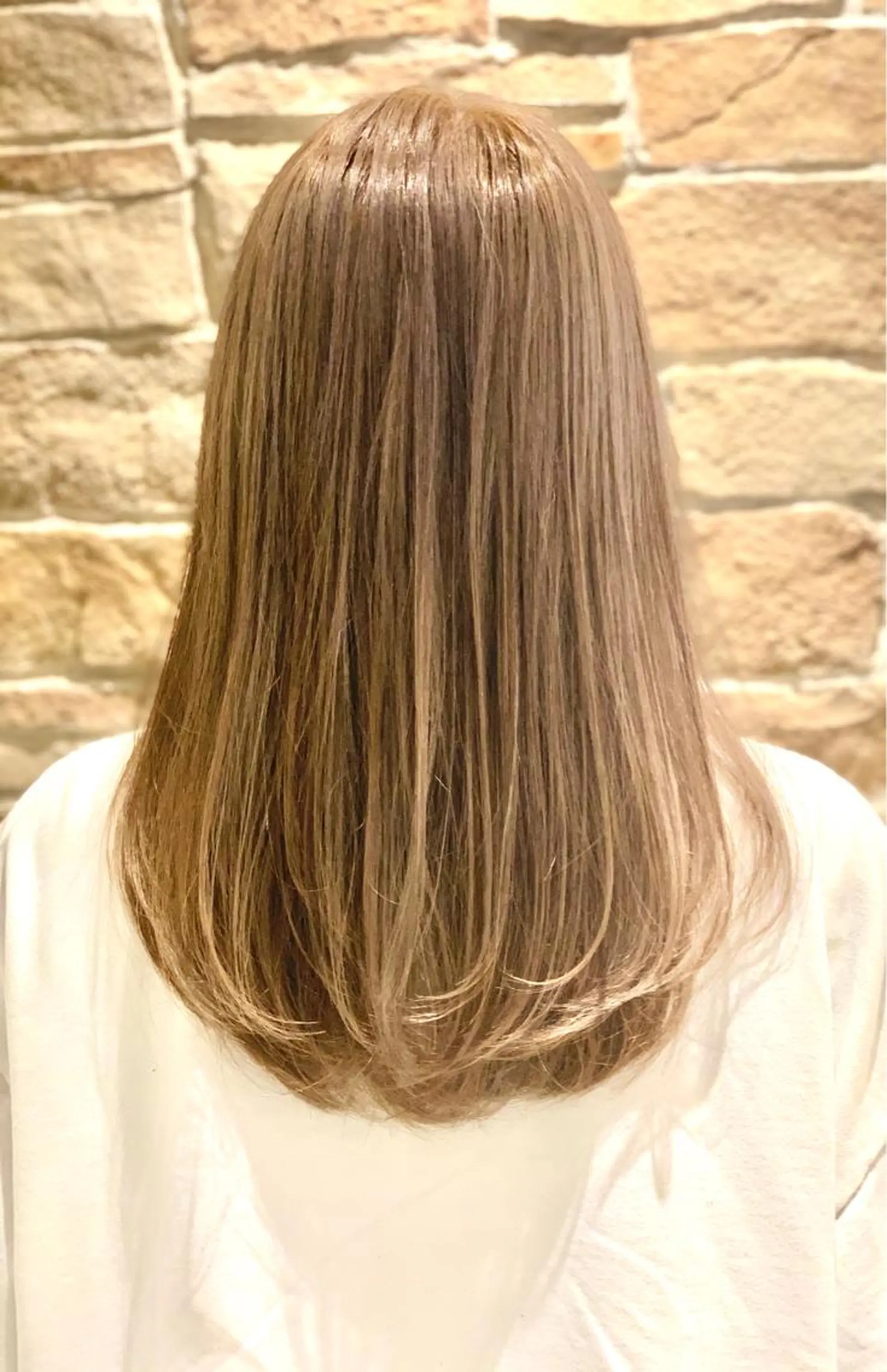 ロング カラー ブリーチ グレージュ ハイトーンカラー ブリーチなしカラー ピンクカラー 銀座《髪質改善》 垢抜け✨布施拓也のヘアスタイル