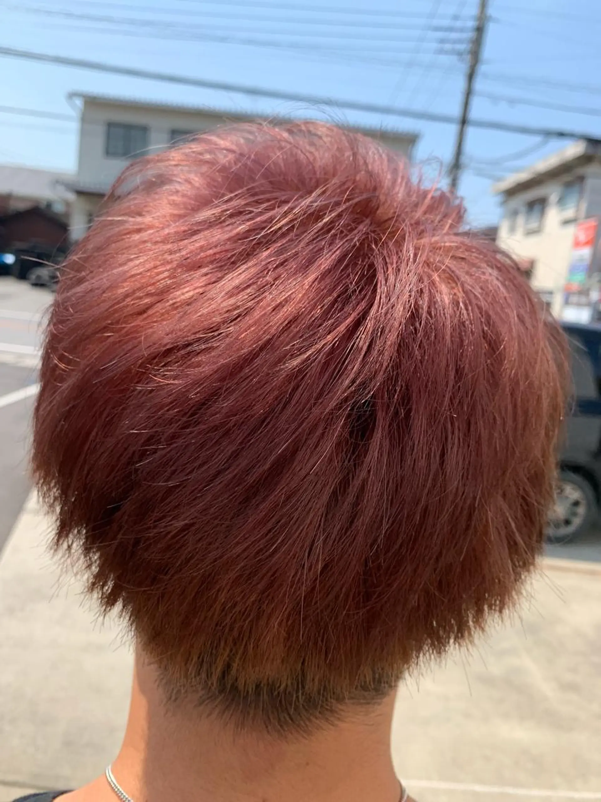 ショート カット ヘアカラー トリートメント 國井 瑞貴のヘアスタイル