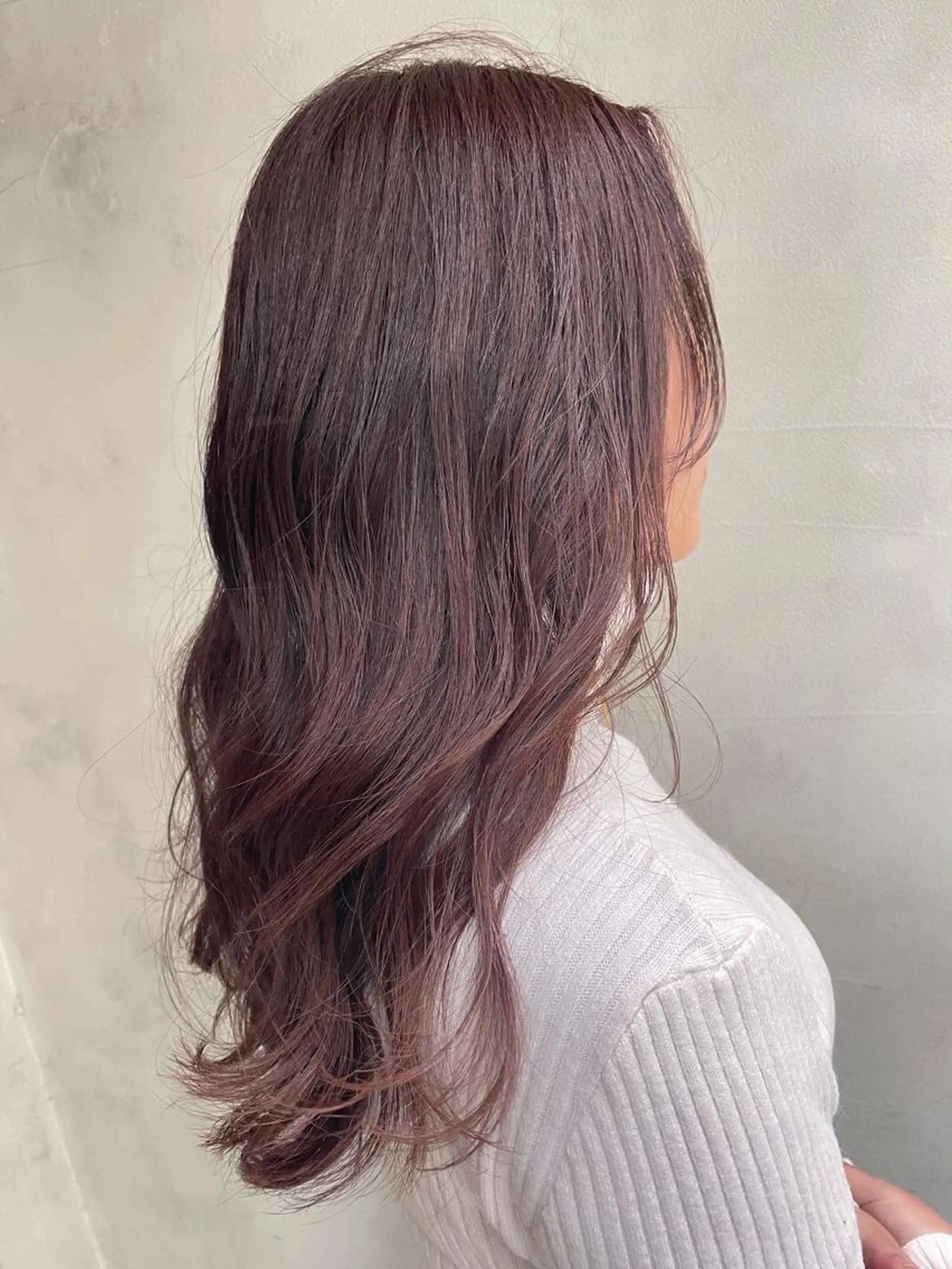 セミロング カラー ベージュカラー ピンクカラー ピンクベージュ 【お悩み解決】 松尾一気のヘアスタイル