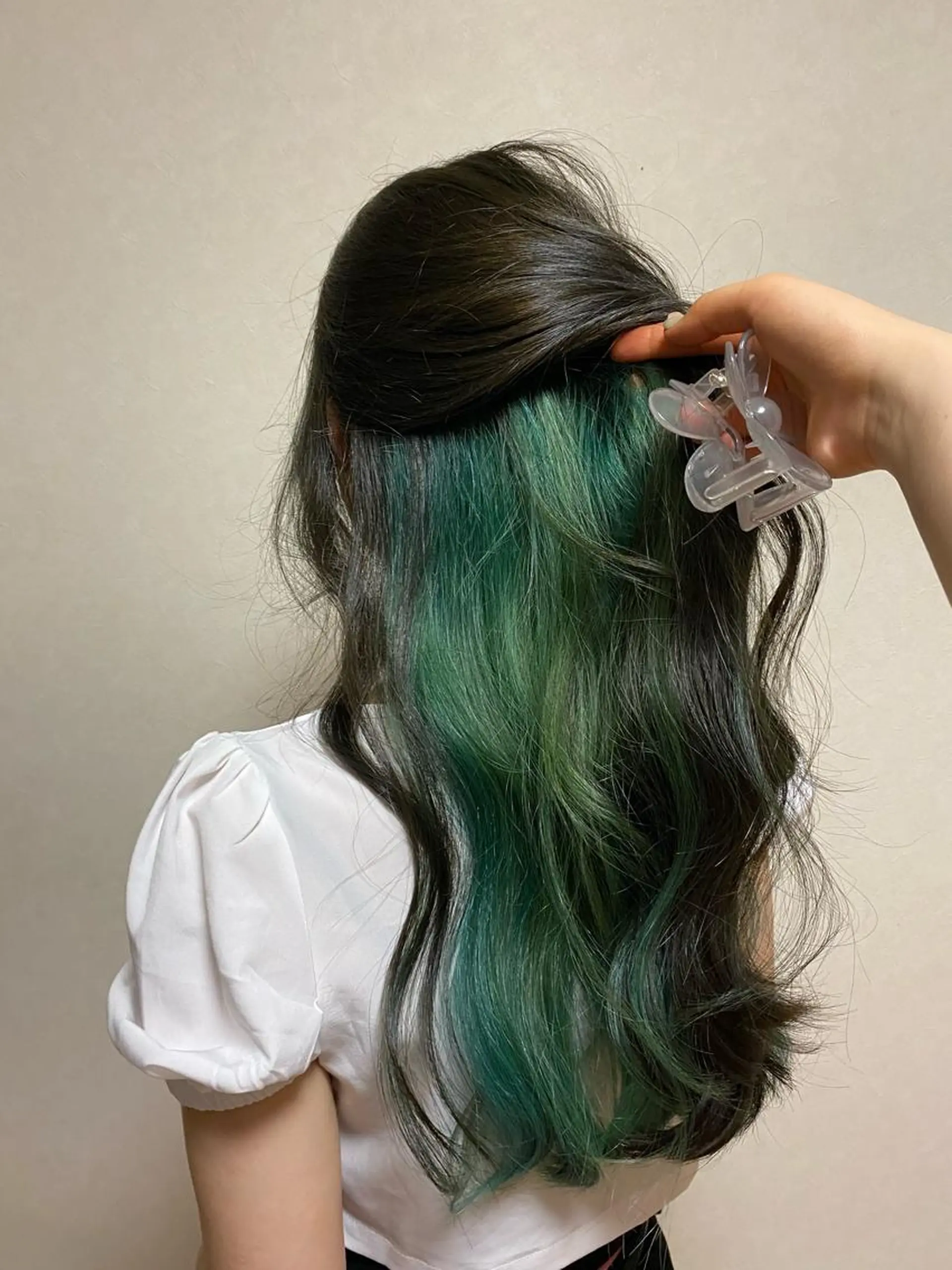 ロング カラー ヘアアレンジ アンククロス渋谷【ANKH CROSS】所属・韓国ヘア┊︎レイヤー ┊︎haruka🌙のヘアスタイル