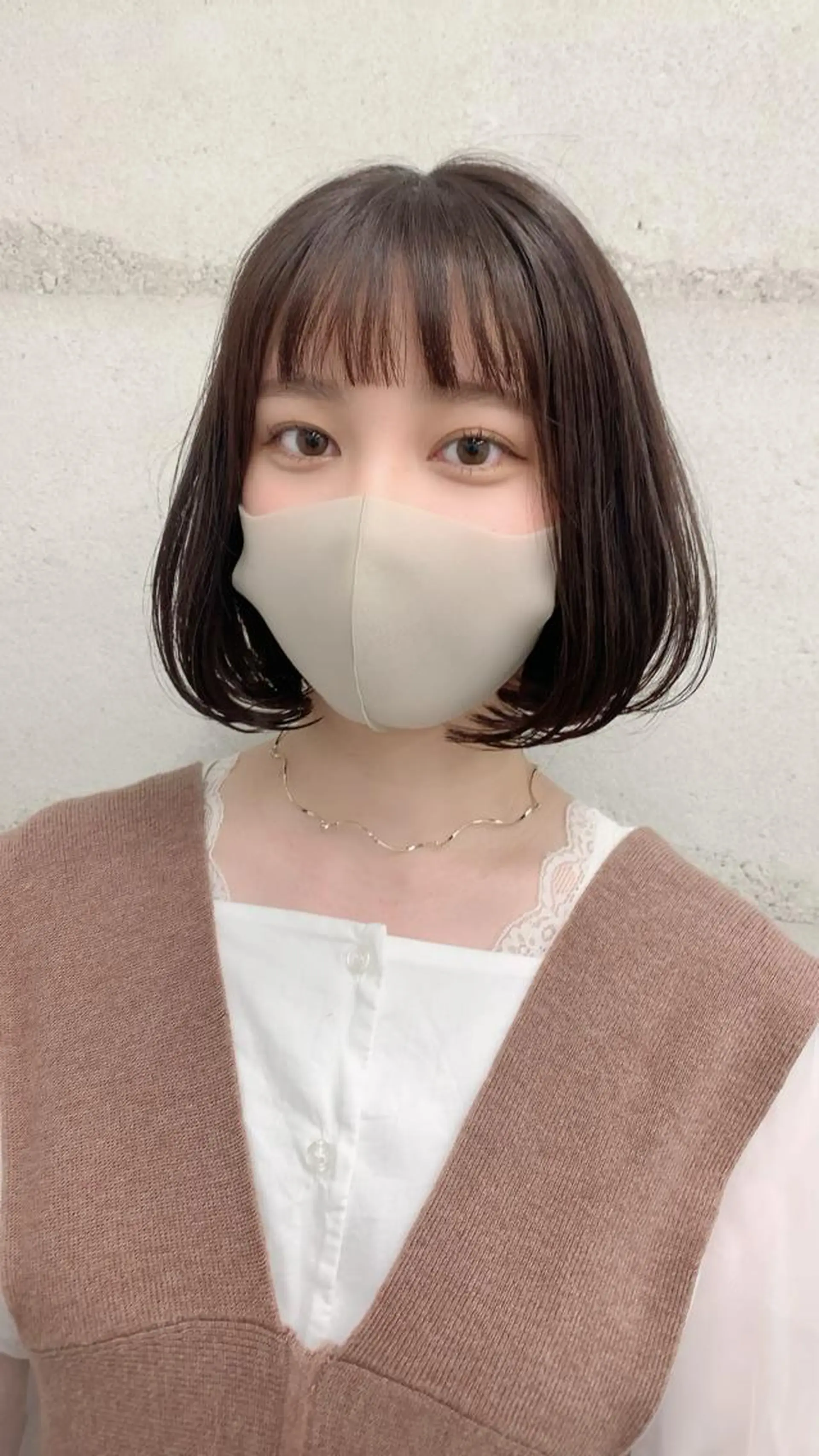 ショート カラー 透明感/オリーブ/ グレージュ/YUKAのヘアスタイル