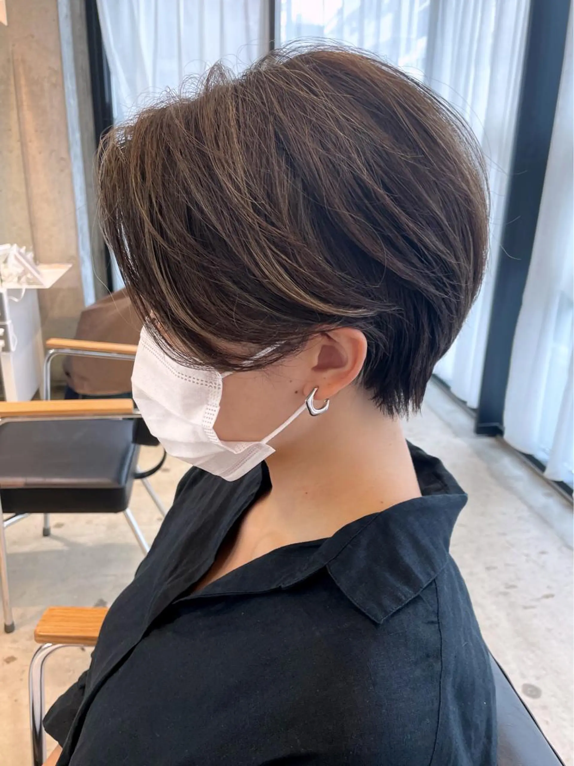 ショート カラー カット ヘアカラー トリートメント LiLi吉祥寺所属・【まとまるショート ボブカット】今井隆太のヘアスタイル