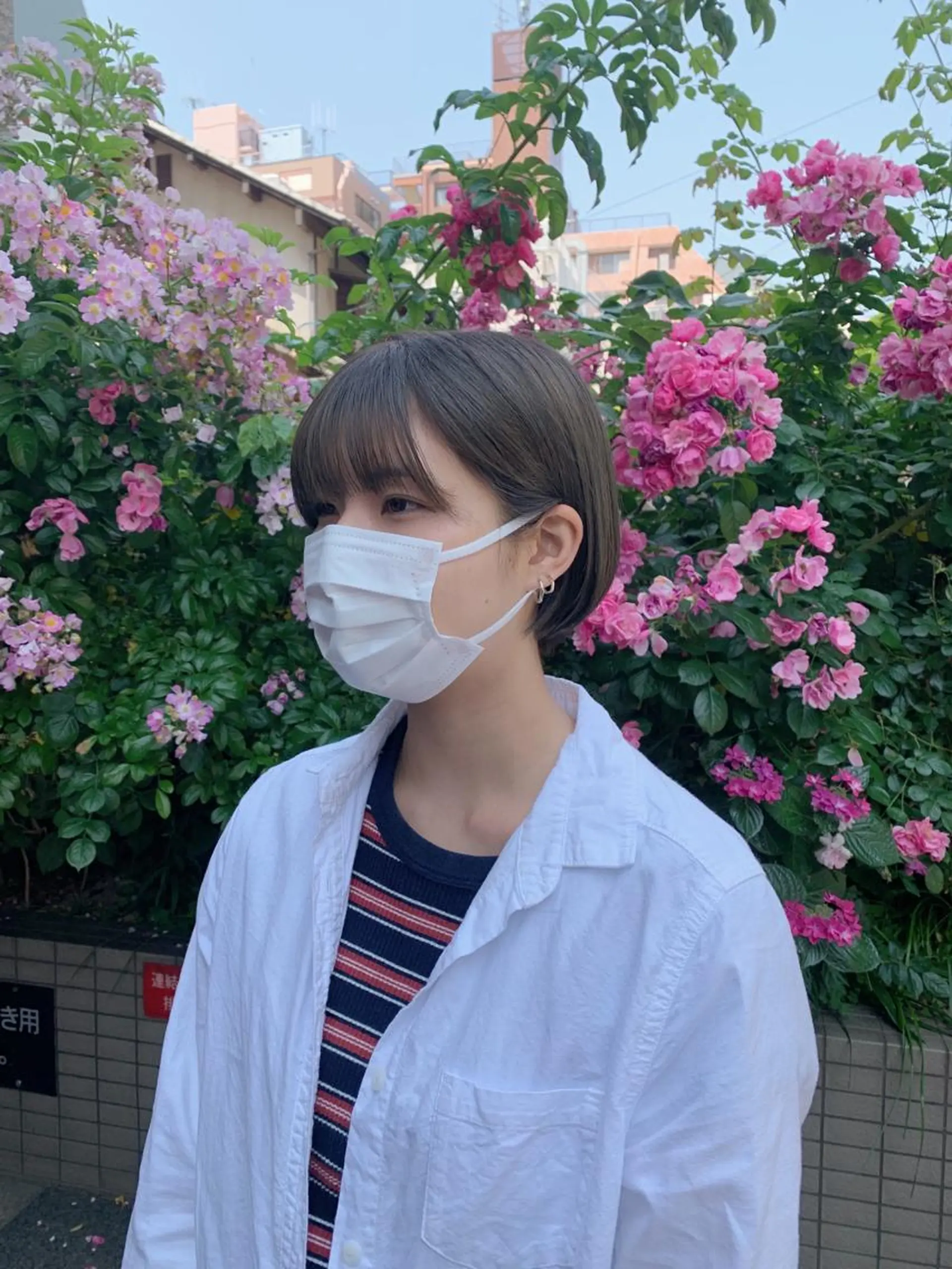 ショート カラー ブリーチ 🫧オリーブカラー/ 酸性縮毛矯正銀座🫧のヘアスタイル