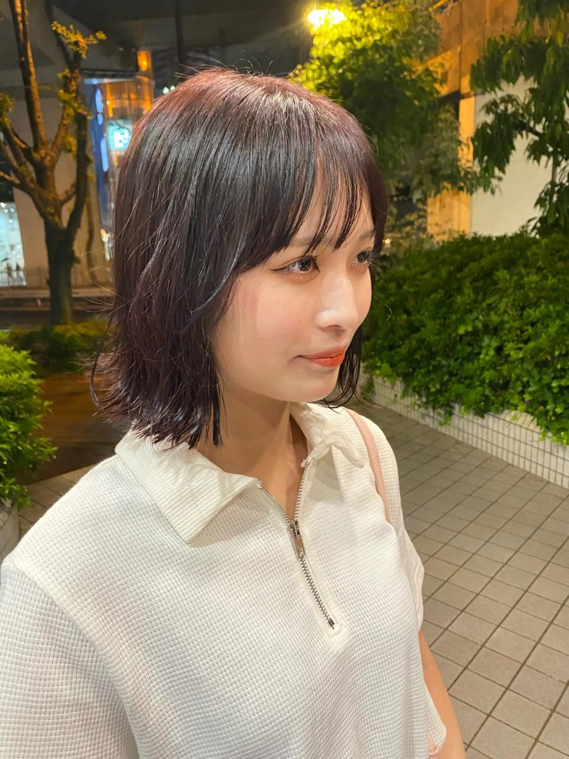 ミディアム yukie🌷 /暖色🍒梅田サロンのヘアスタイル