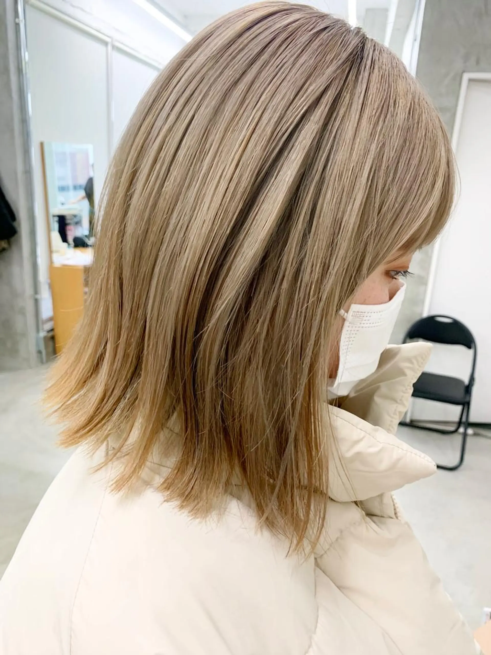 カラー ベージュカラー ミルクティーベージュ SEED&beauty byFLAT所属・ヘッドスパ (女性限定)🍋モエのヘアスタイル