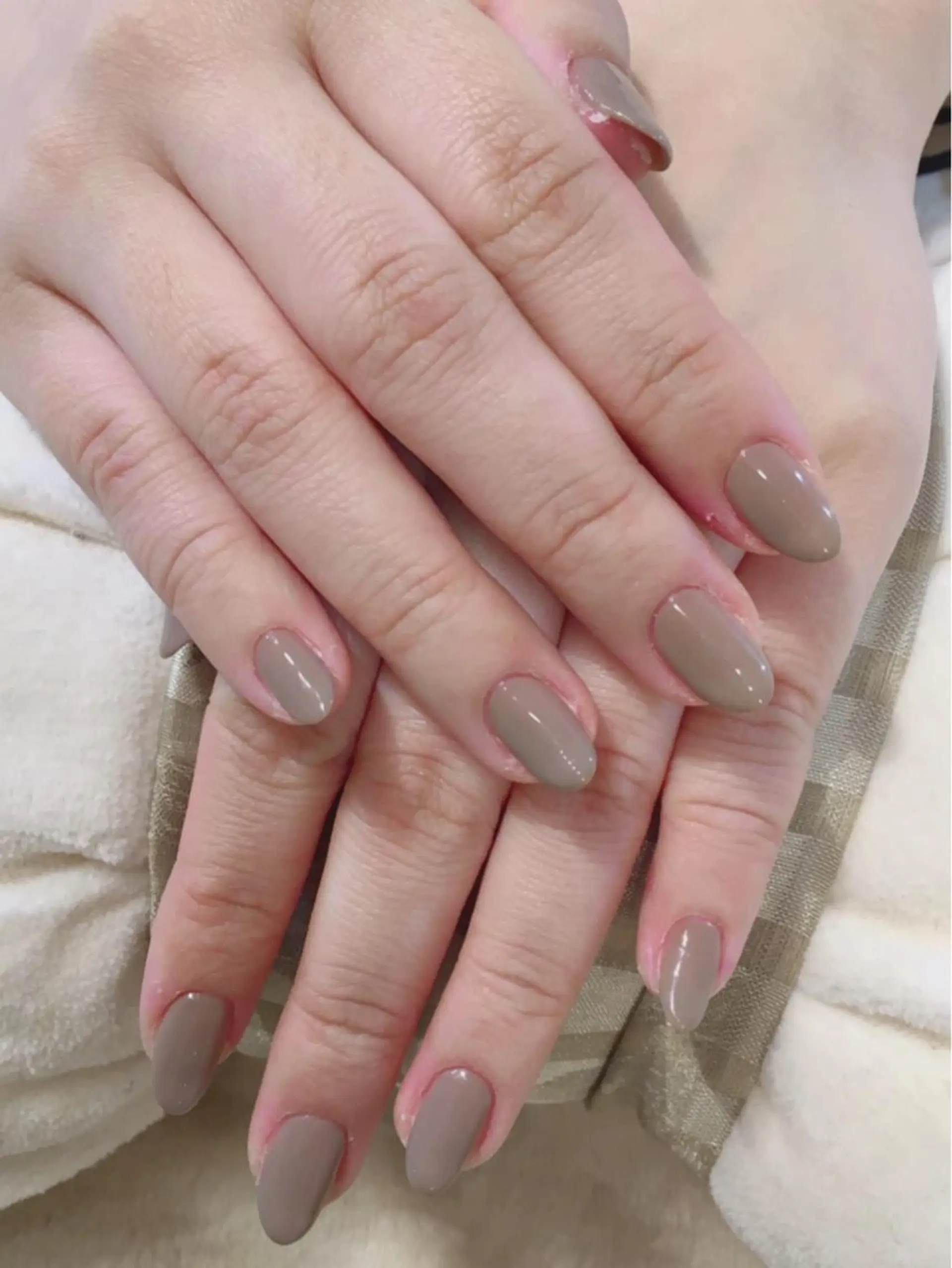 ネイル ワンカラーネイル ビジューバイアクイユネイルズ東中野店所属・ビジューバイアクイユ ネイルズ　東中野店のネイルデザイン