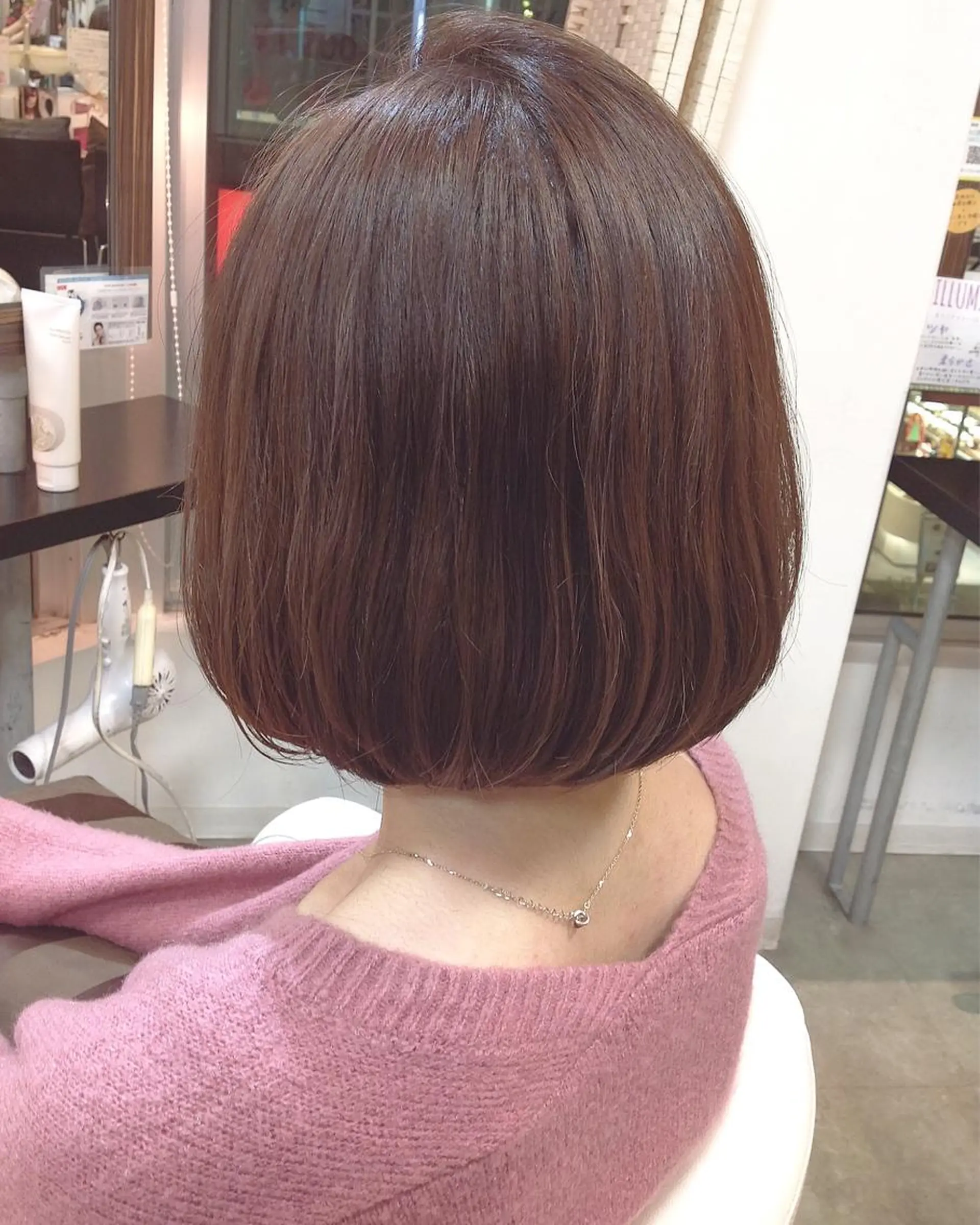 ショート カラー パーマ 榎園 由美のヘアスタイル