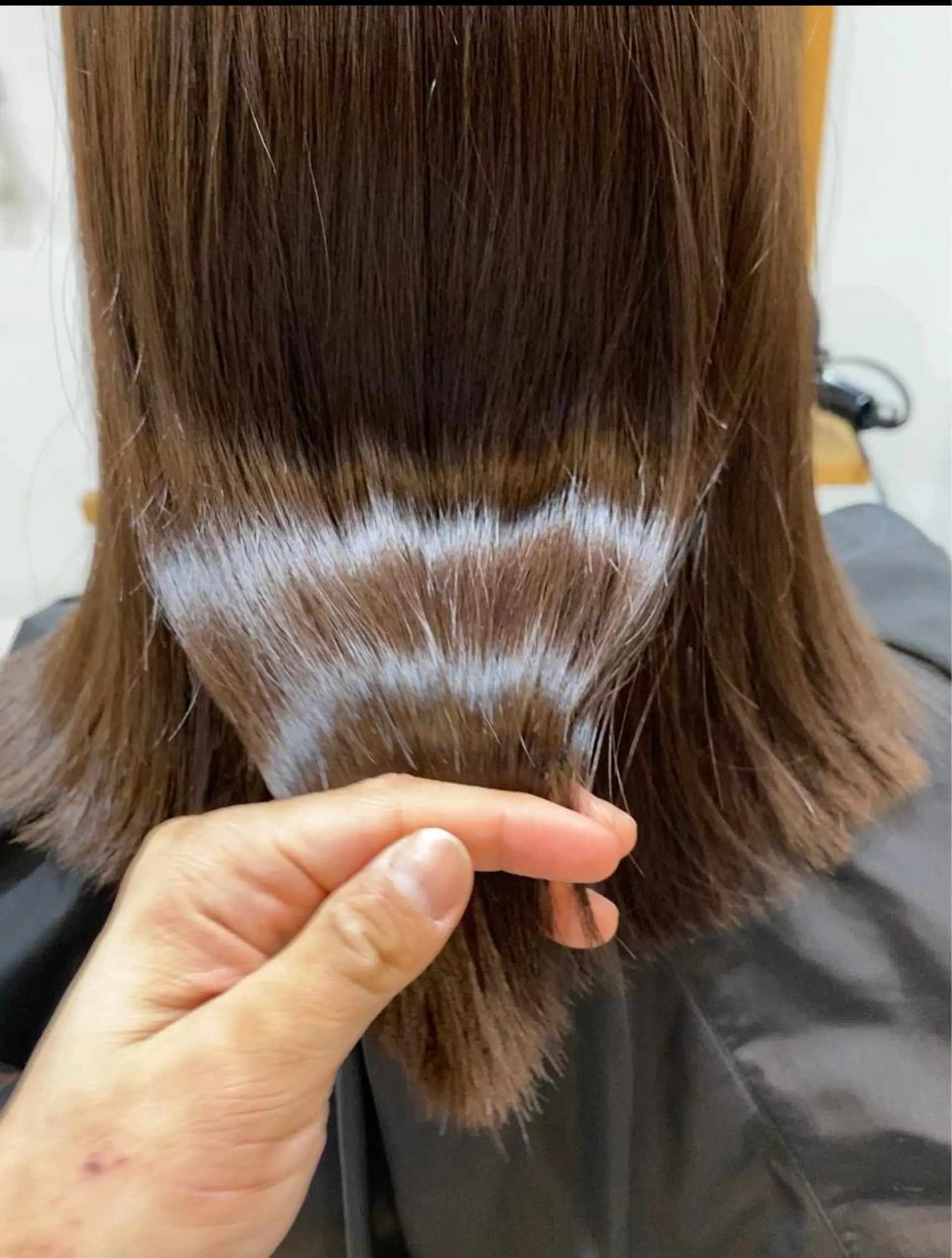 セミロング カラー 銀座⚜️【脱白髪染め 美髪矯正】トグチのヘアスタイル