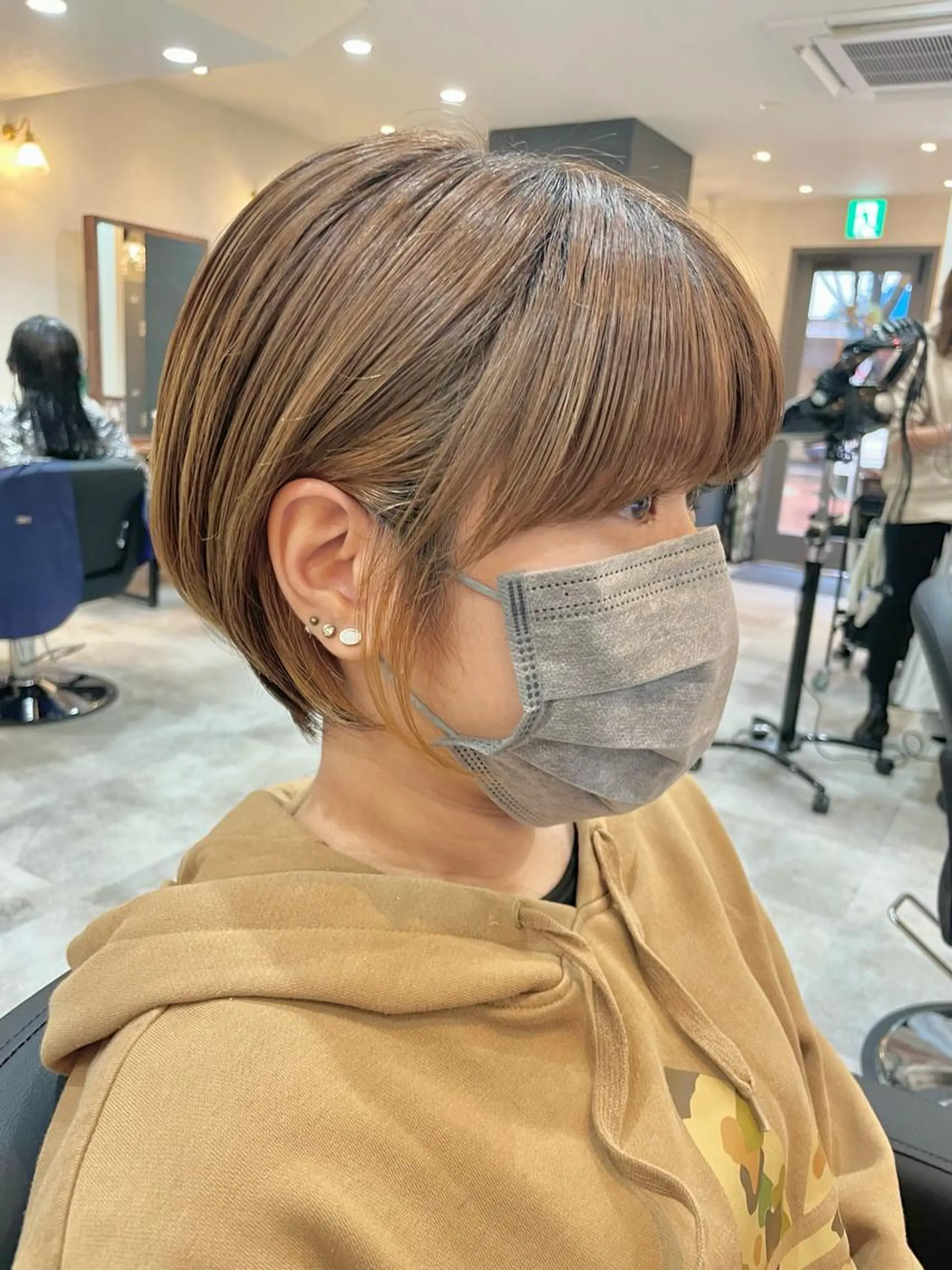 ショート カラー カット ヘアカラー トリートメント ヘアセット limit陽平 ショート/ボブのヘアスタイル