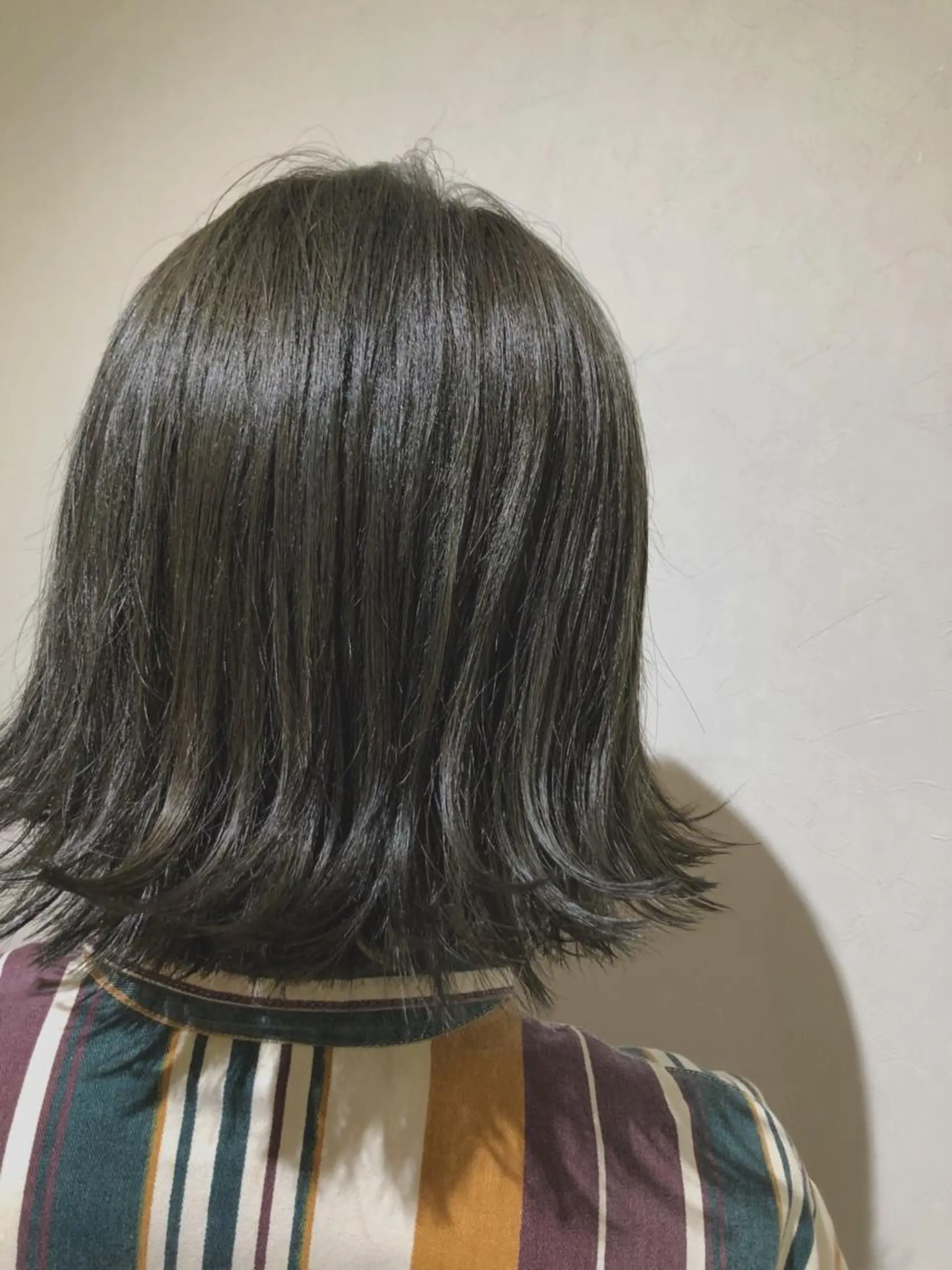 ミディアム パーマ/透明感カラー /ボブ/吉田一生のヘアスタイル