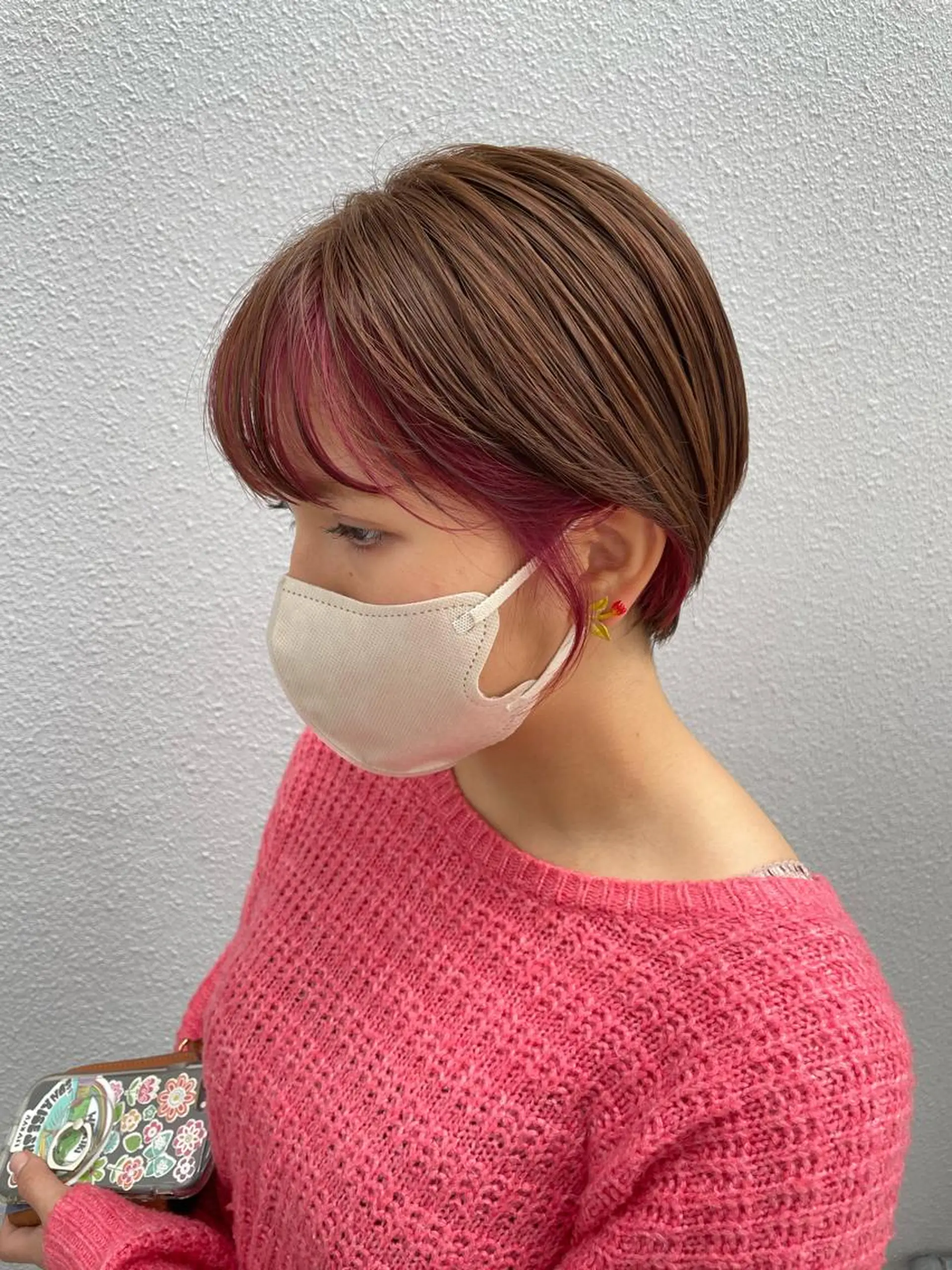 ショート 切りっぱなしボブ ショートボブ 丸みショート ミストバング ボブ C’LD hair produce /シールドヘア所属・モテ髪/ボブ/ショー ト/アダチフウトのヘアスタイル