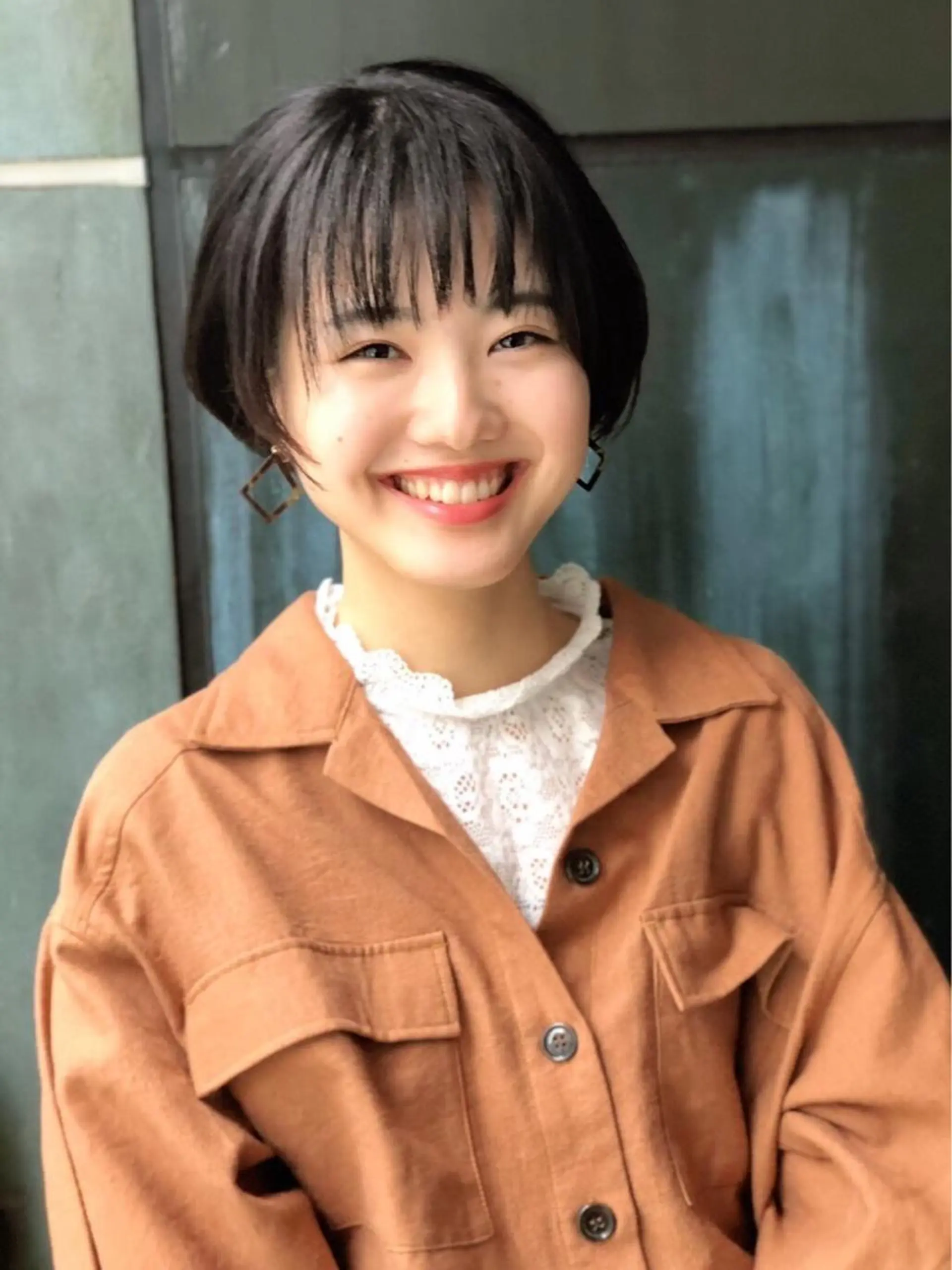 ショート カラー ヘアアレンジ 能登谷 きよのヘアスタイル