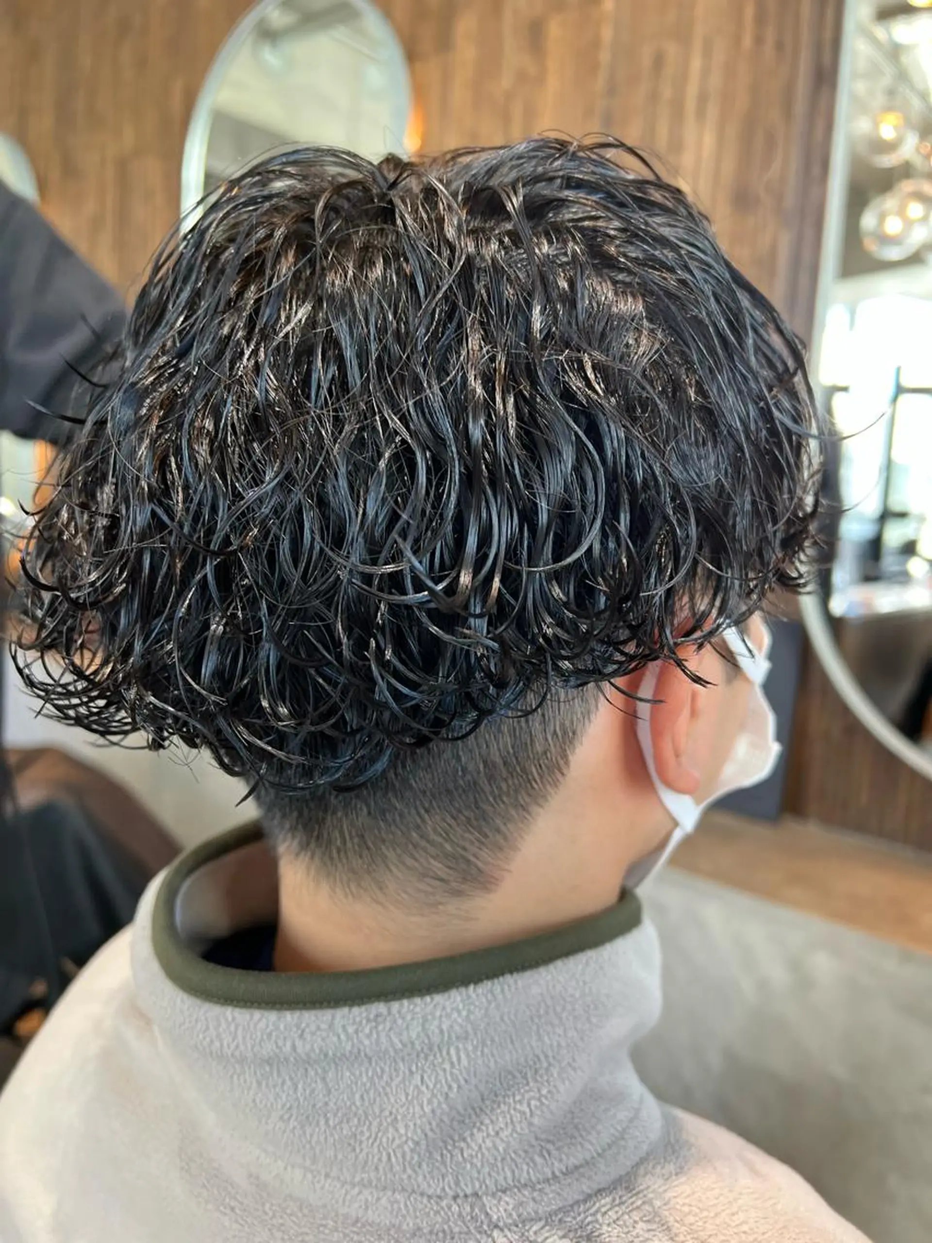 ショート パーマ メンズ 波巻きパーマ カット パーマ トリートメント 波巻きスパイラルパー マ/シャドウパーマ駿のヘアスタイル