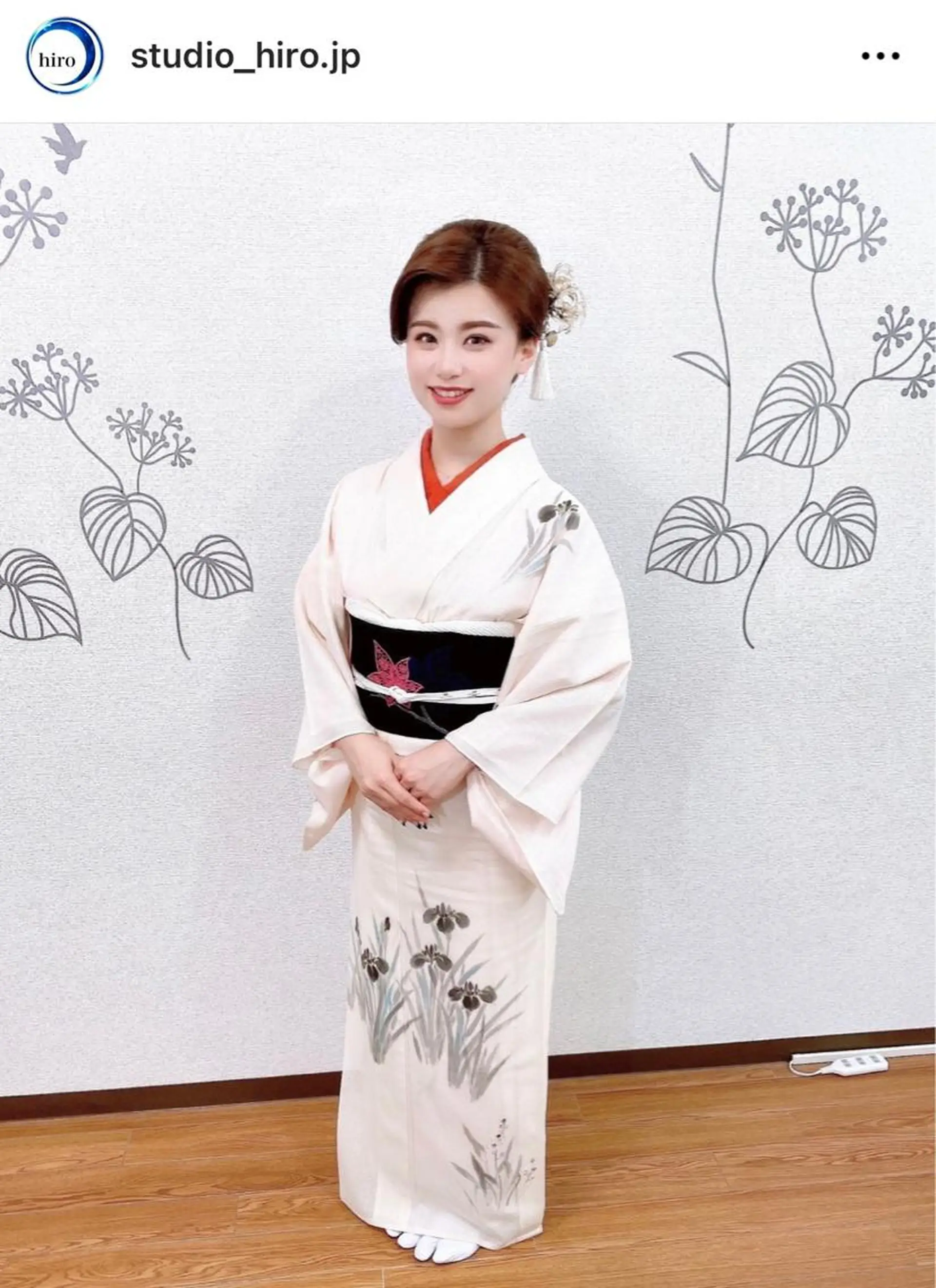 ロング 浴衣 京都.祇園セットサロン:スタジオ ヒロ【Studio hiro】所属・ヒロ(hiro) •スタジオヒロのヘアスタイル