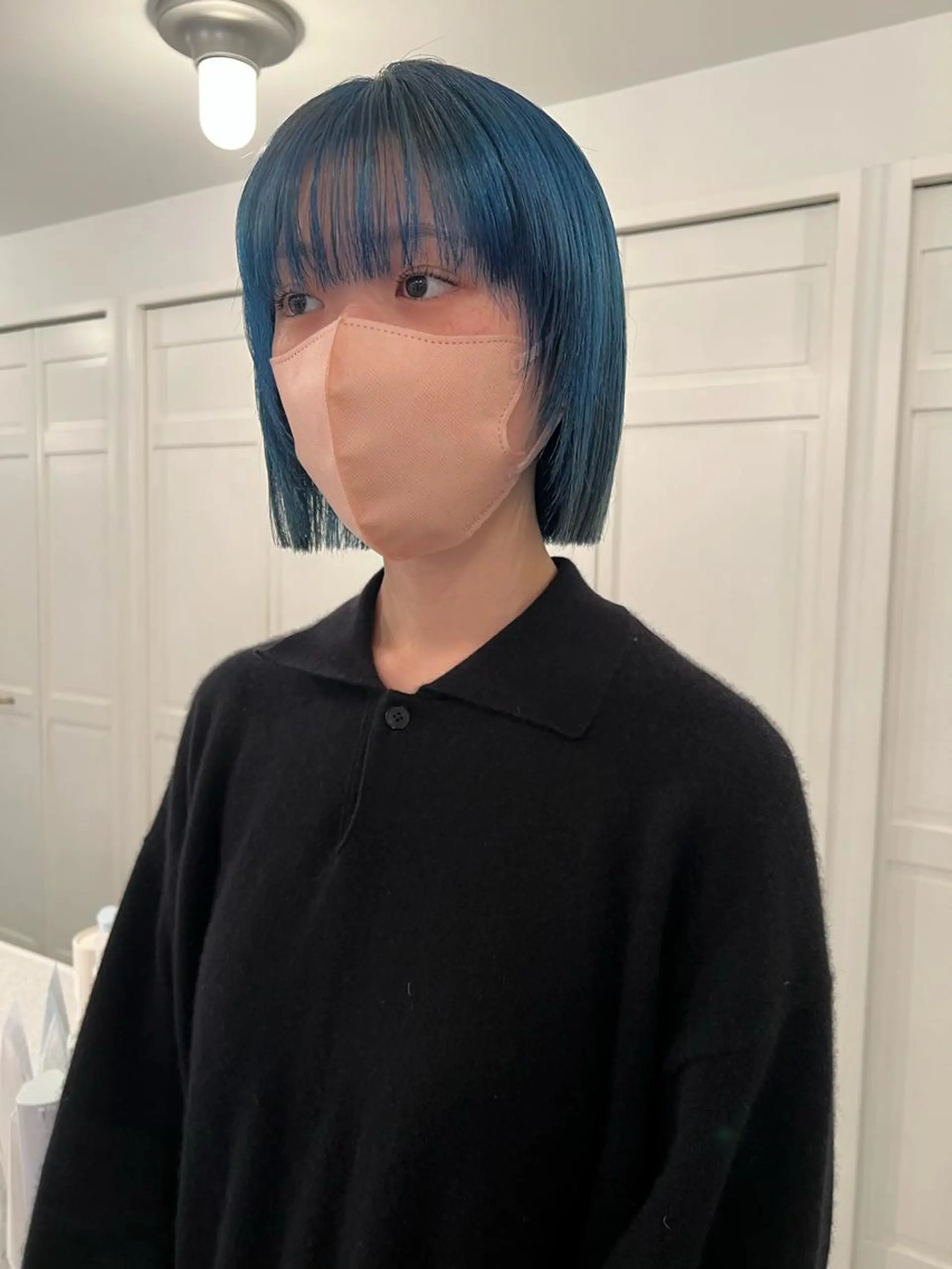 カラー ヘアカラー ブリーチカラー🎀 韓国風/寺門美優のヘアスタイル