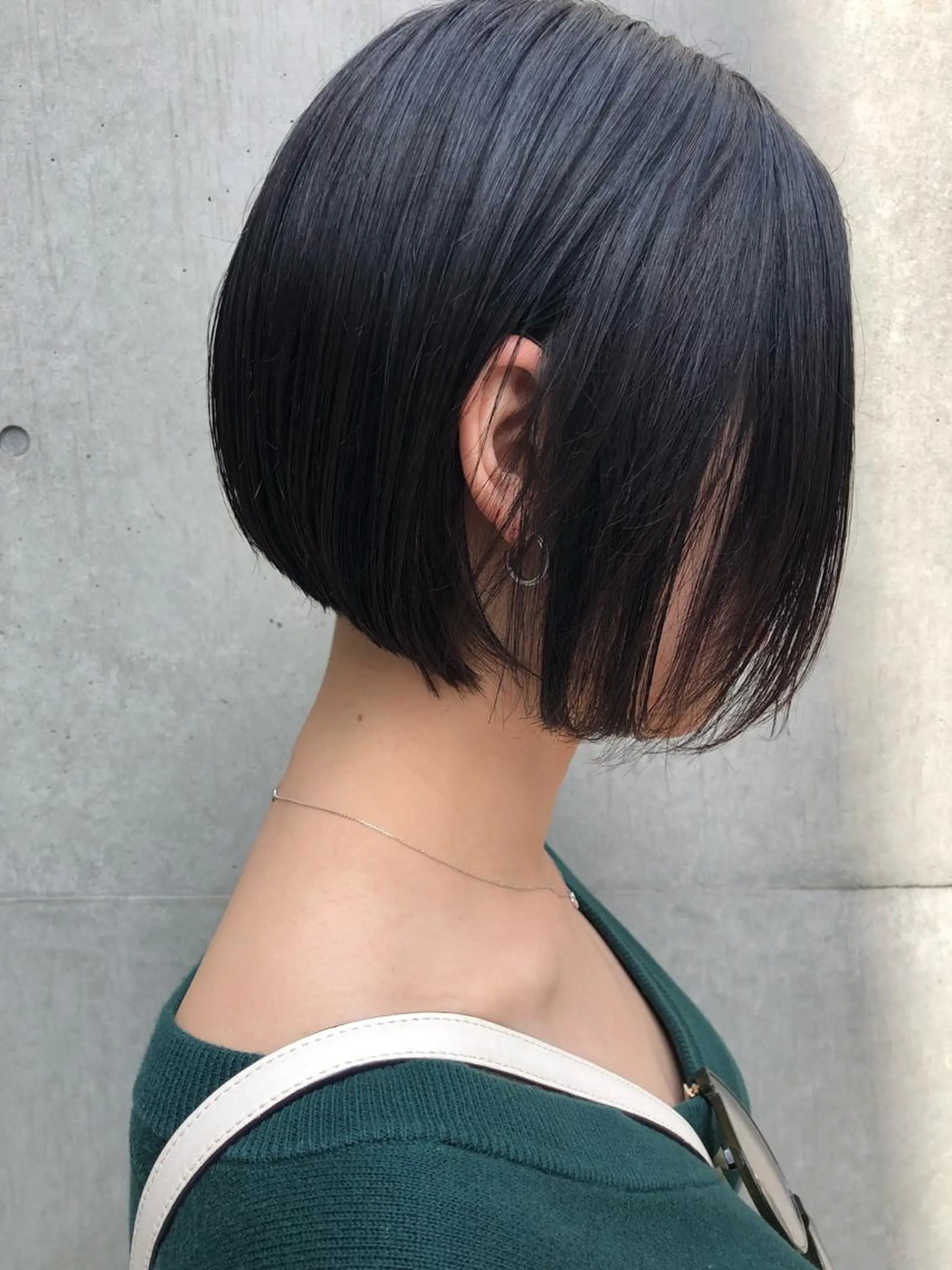 ショート 切りっぱなしボブ ボブ 外国人風カラー ハイライト レイヤーカット また会いたくなる 美容師【KENTA】のヘアスタイル