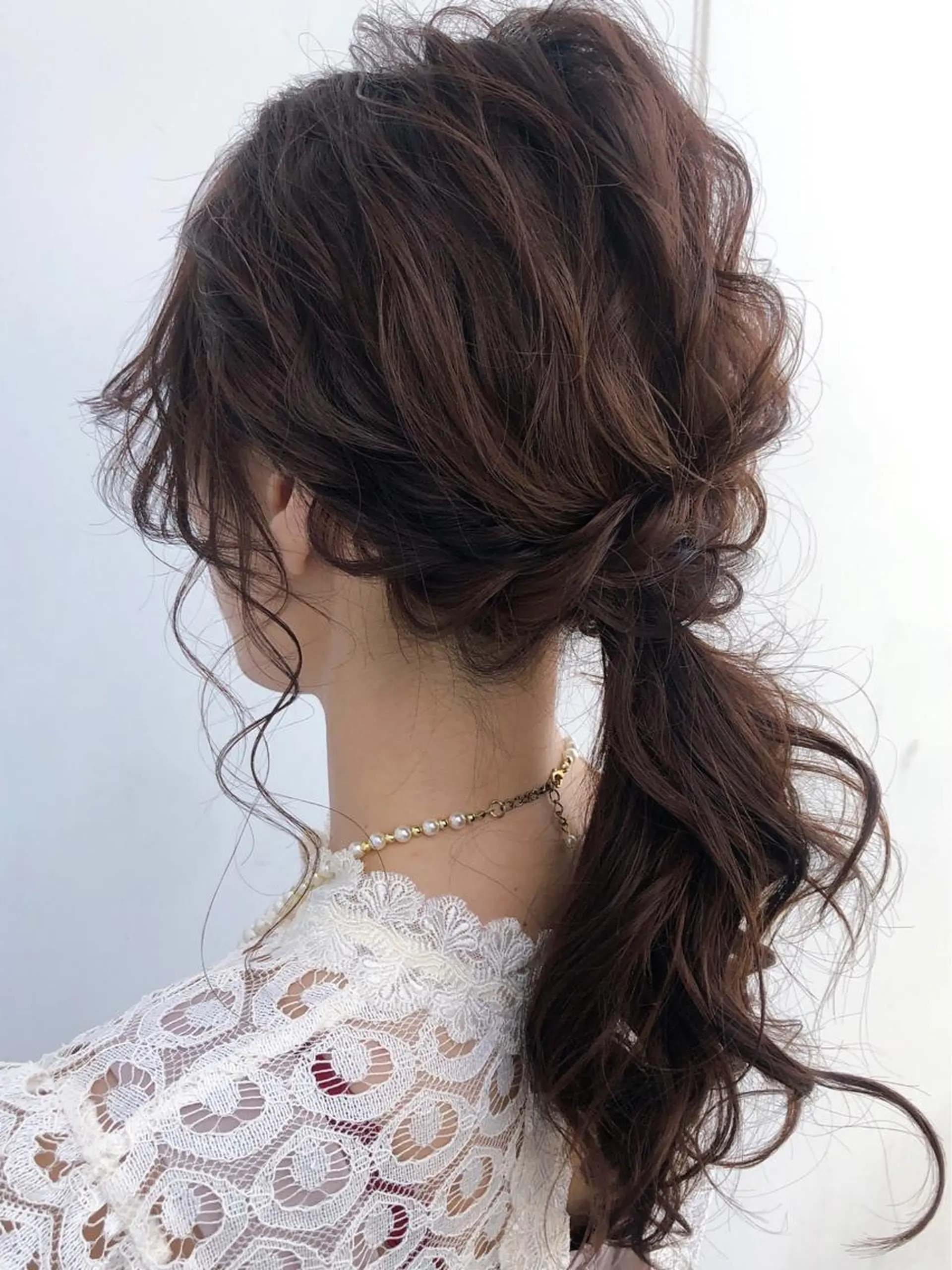 セミロング ヘアセット 小田 莉加子のヘアスタイル