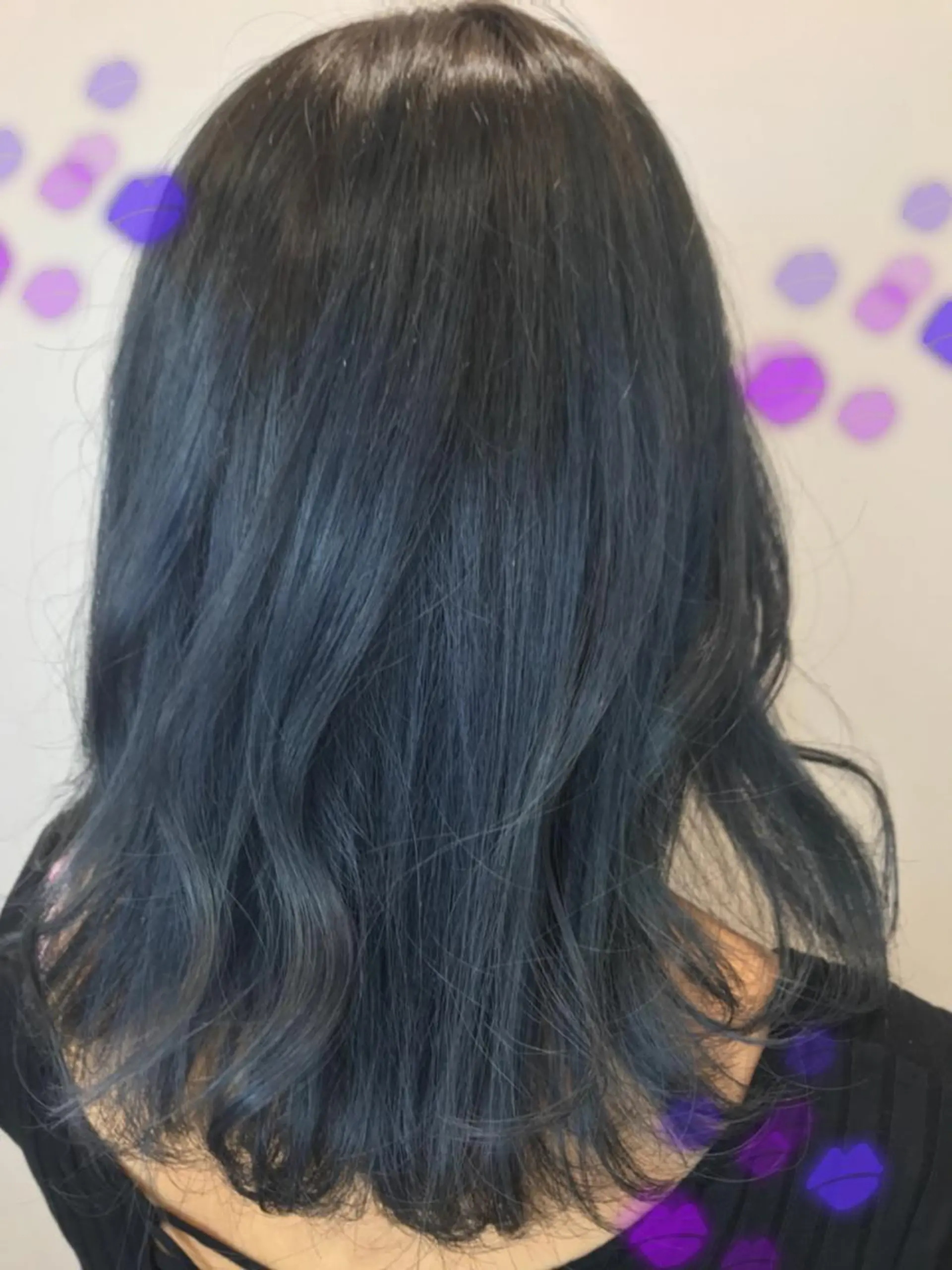 カラー ネイビーカラー EMANON新宿東口所属・新宿駅近♡個室 ♡関口三都季🌜のヘアスタイル