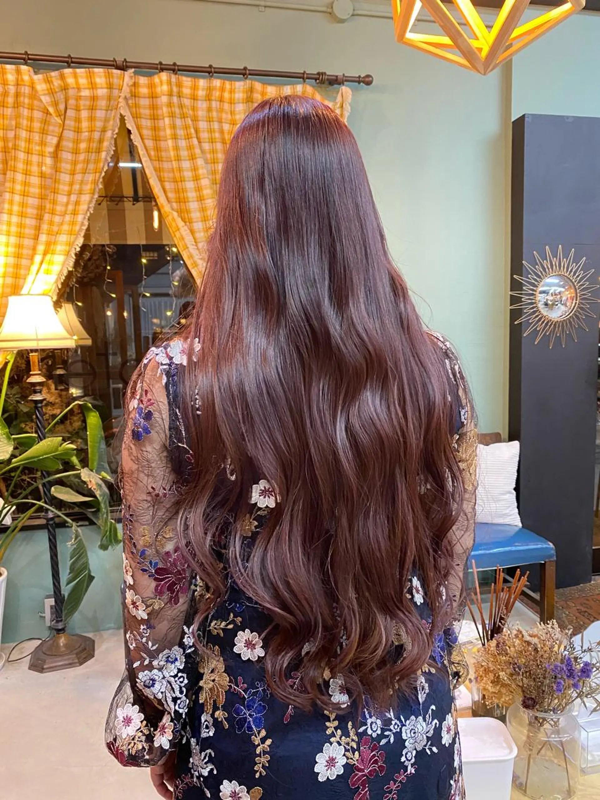 ロング カラー chapter問屋町 💘小室明華のヘアスタイル