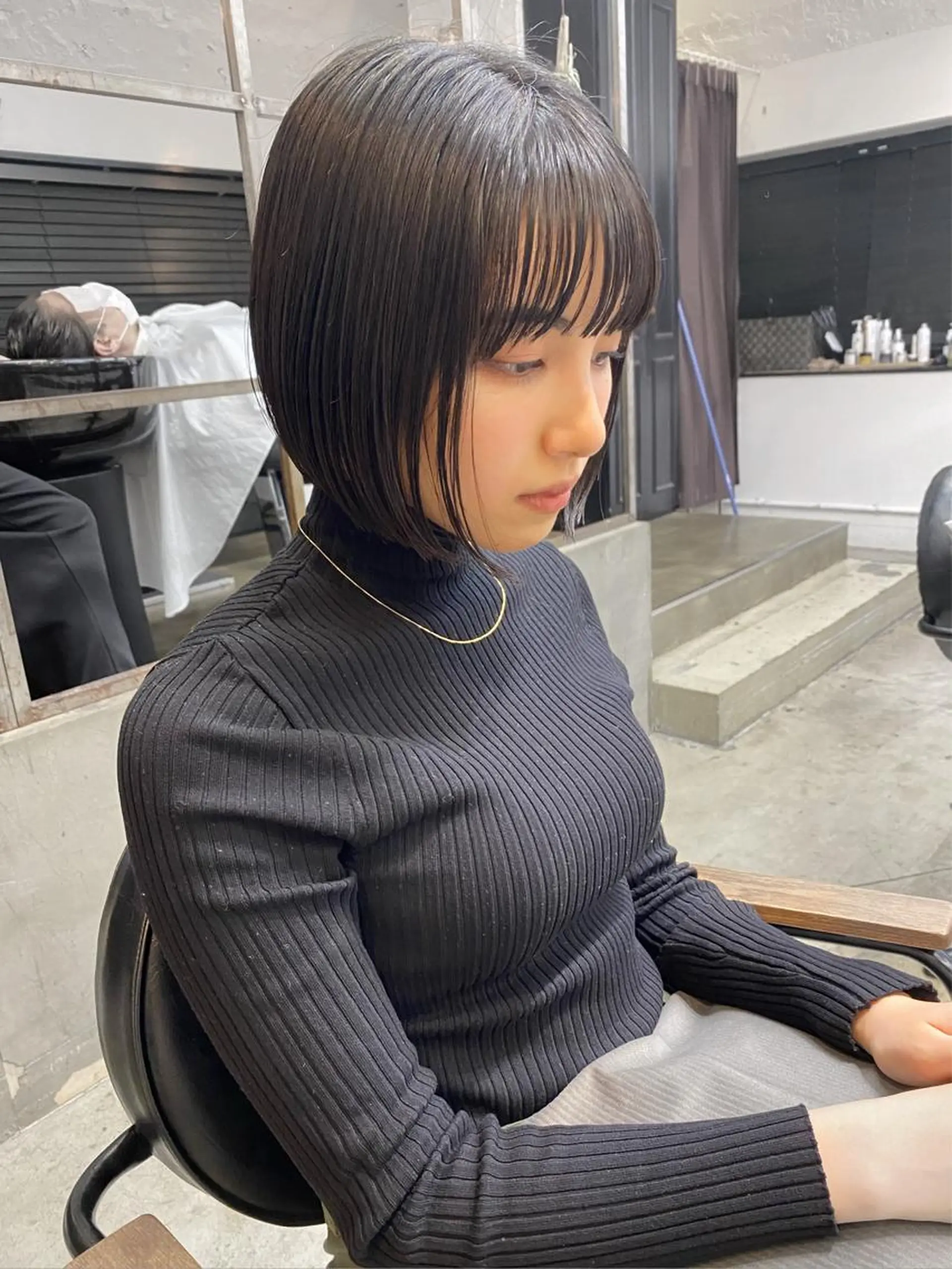 ショート カラー カット ヘアカラー トリートメント IVORY.所属・🟩白髪ぼかし/ボブ /ショートヘア/大司のヘアスタイル