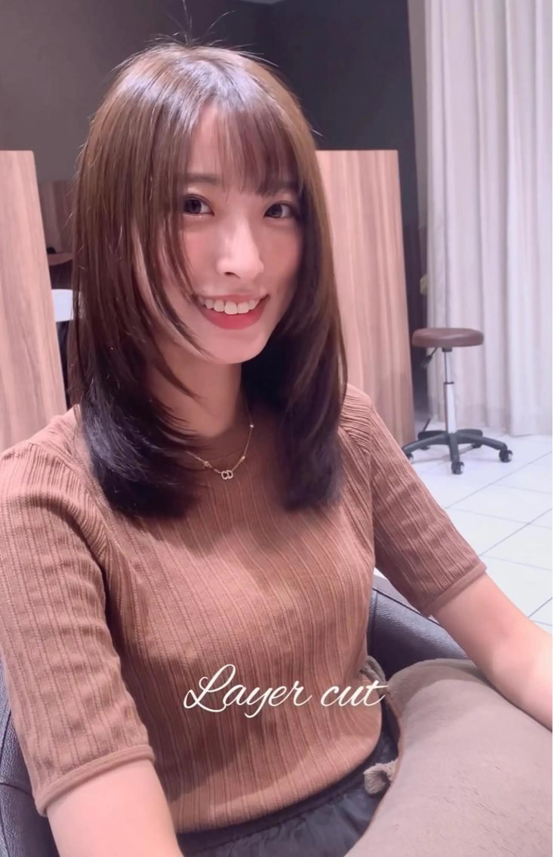 ロング 《褒められる》 透明感カラー/小嶋のヘアスタイル