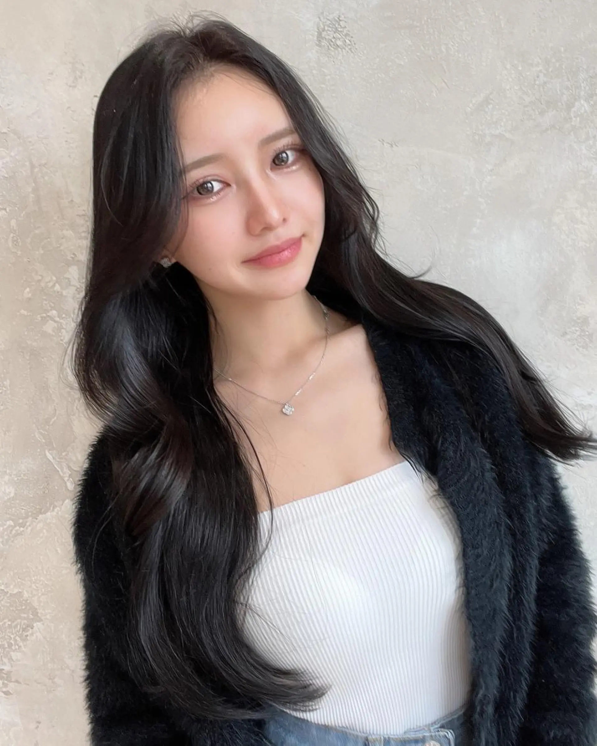 ロング レイヤーカット 韓国ヘア🇰🇷髪質 改善たけるのヘアスタイル