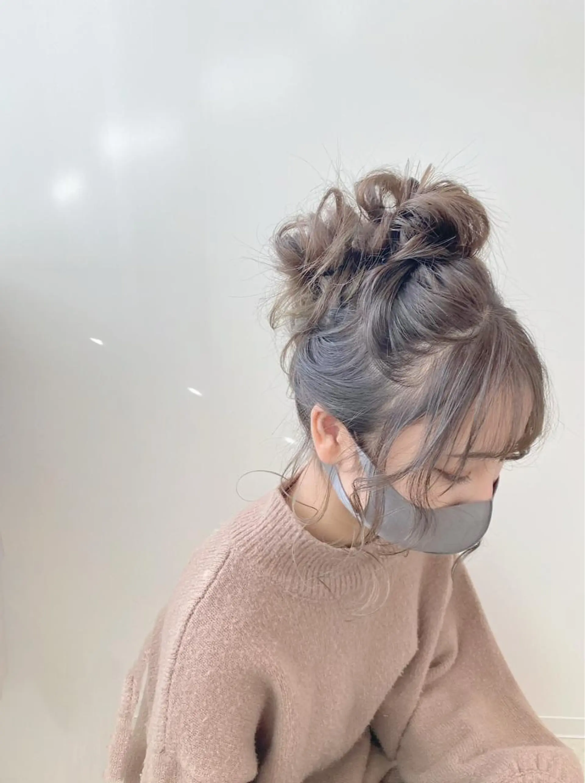 ミディアム ヘアアレンジ お団子ヘア GRANLUSSO 〜グランルッソ駅前店所属・木口 嘉美のヘアスタイル