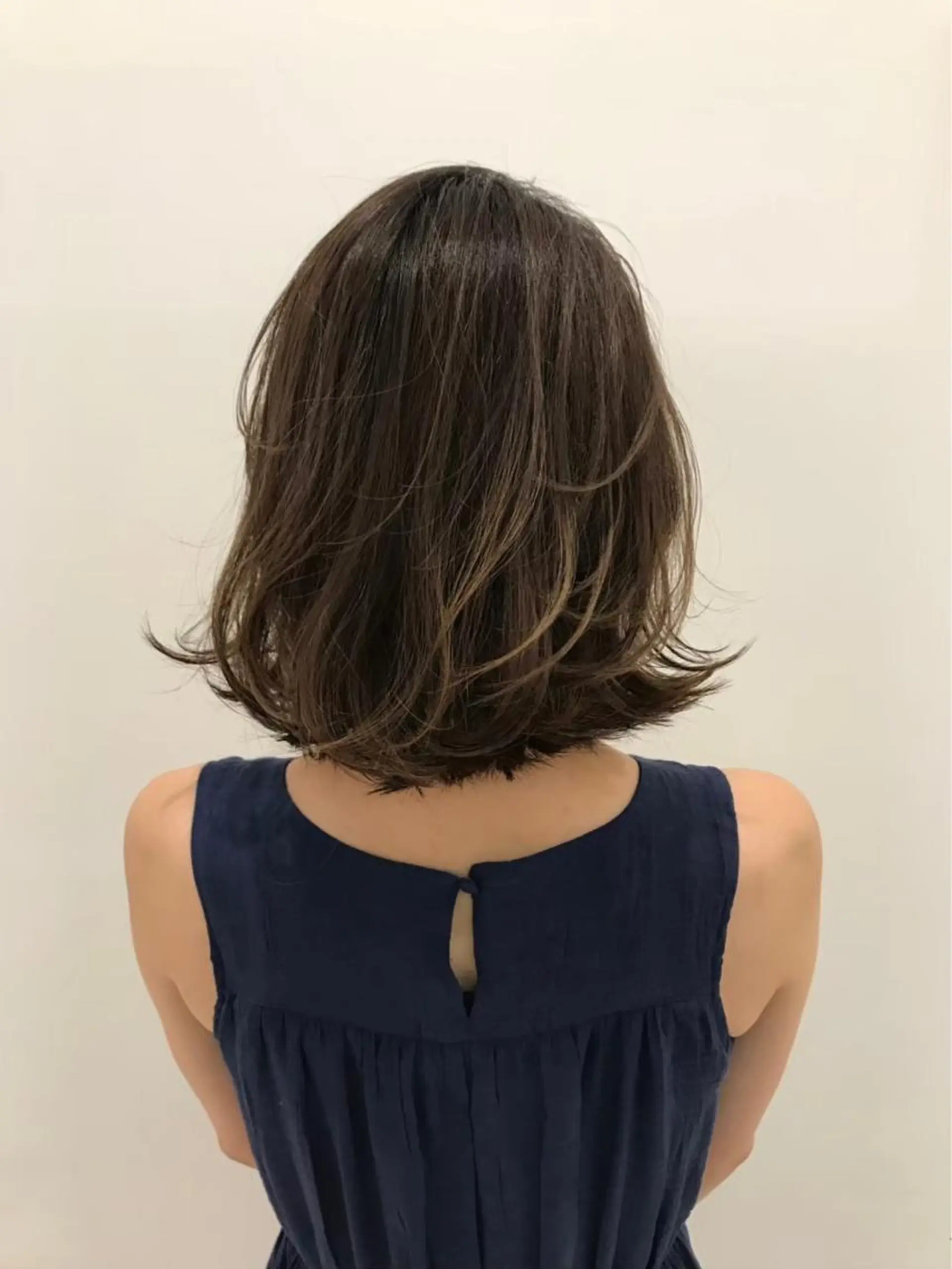 セミロング カラー ヘアアレンジ 指名支持率NO.1 スタイリストのヘアスタイル