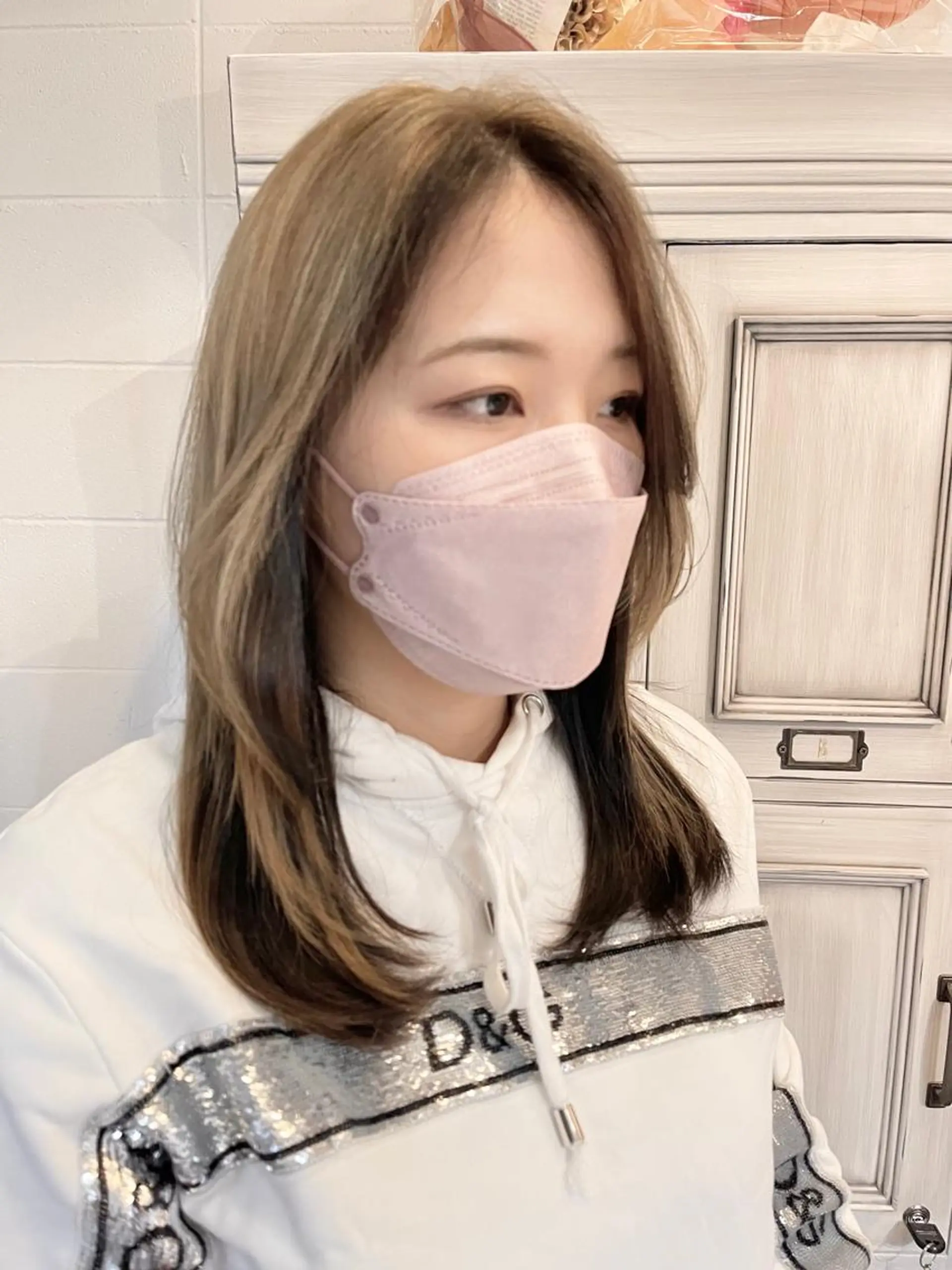 ロング カラー ブリーチ ブロンド ケアブリーチ i  plus＋所属・髪質改善で 憧れの潤艶美髪にのヘアスタイル