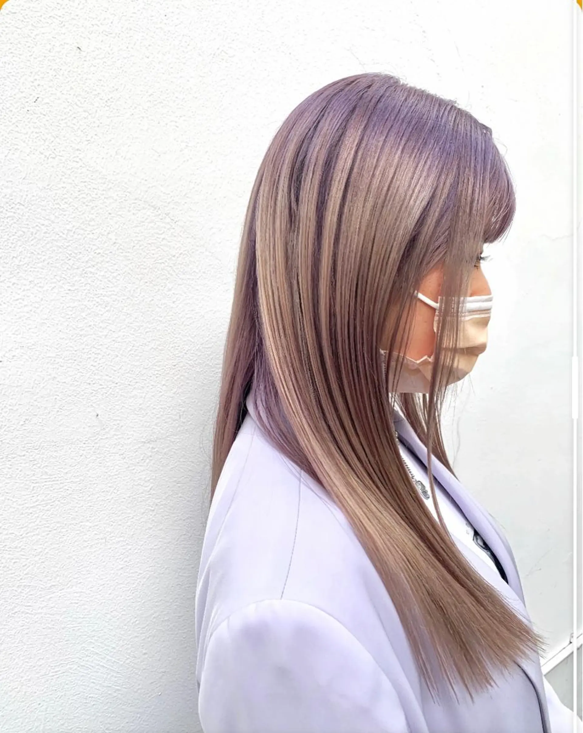 ロング カラー よしだ とおいのヘアスタイル