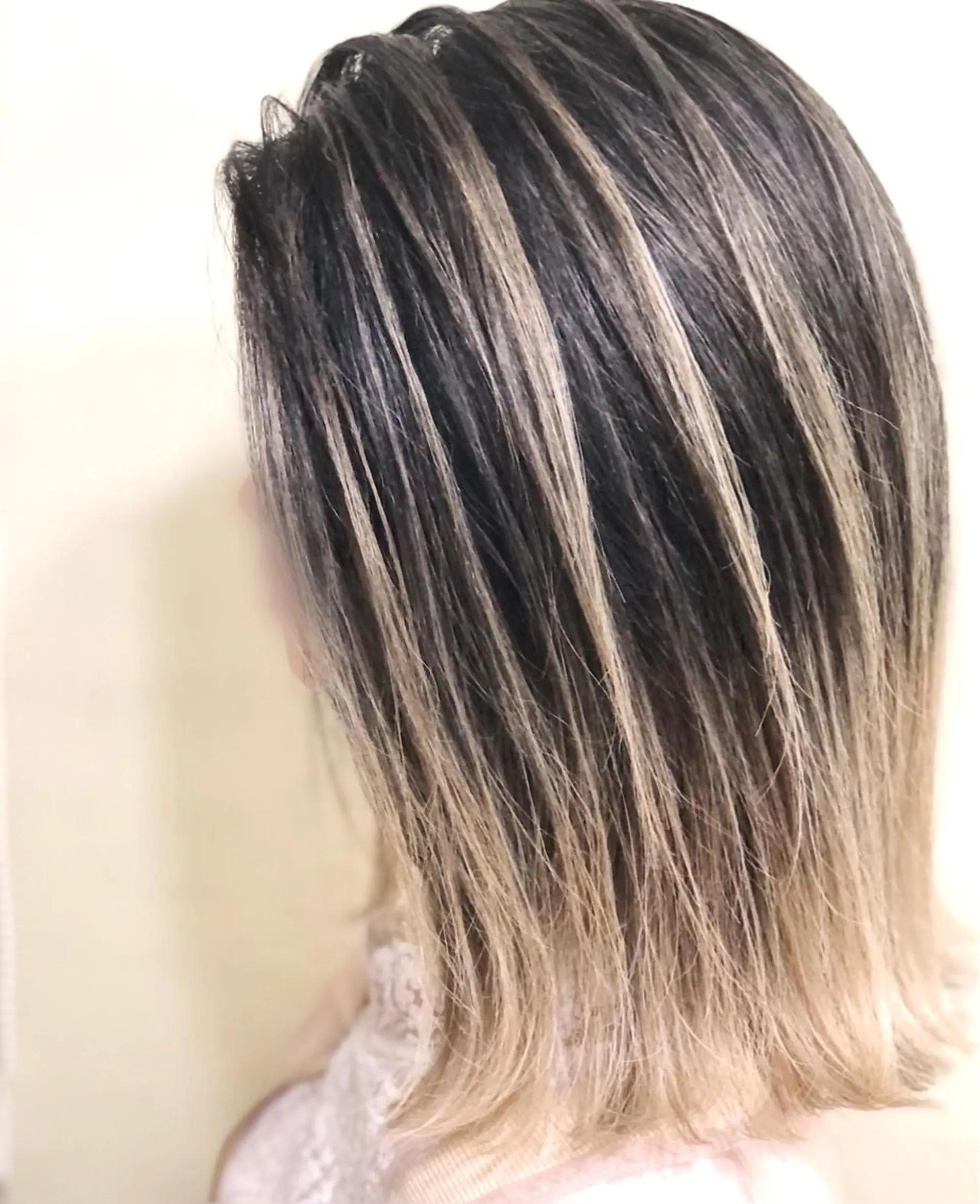 ミディアム カラー ケアブリーチ /髪質 改善/古橋圭史郎のヘアスタイル