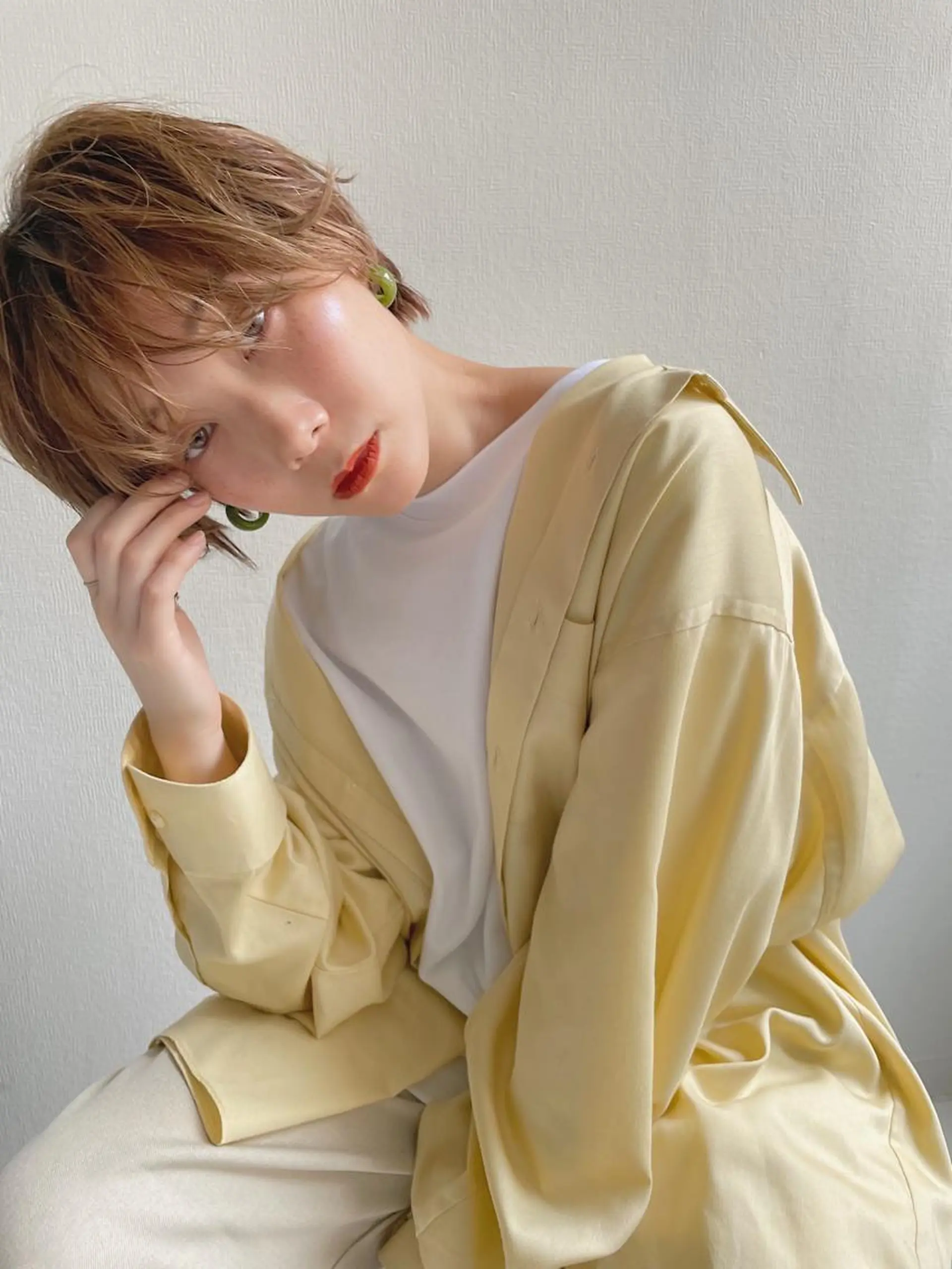 ショート 【ショート、艶髪】 新海龍哉のヘアスタイル