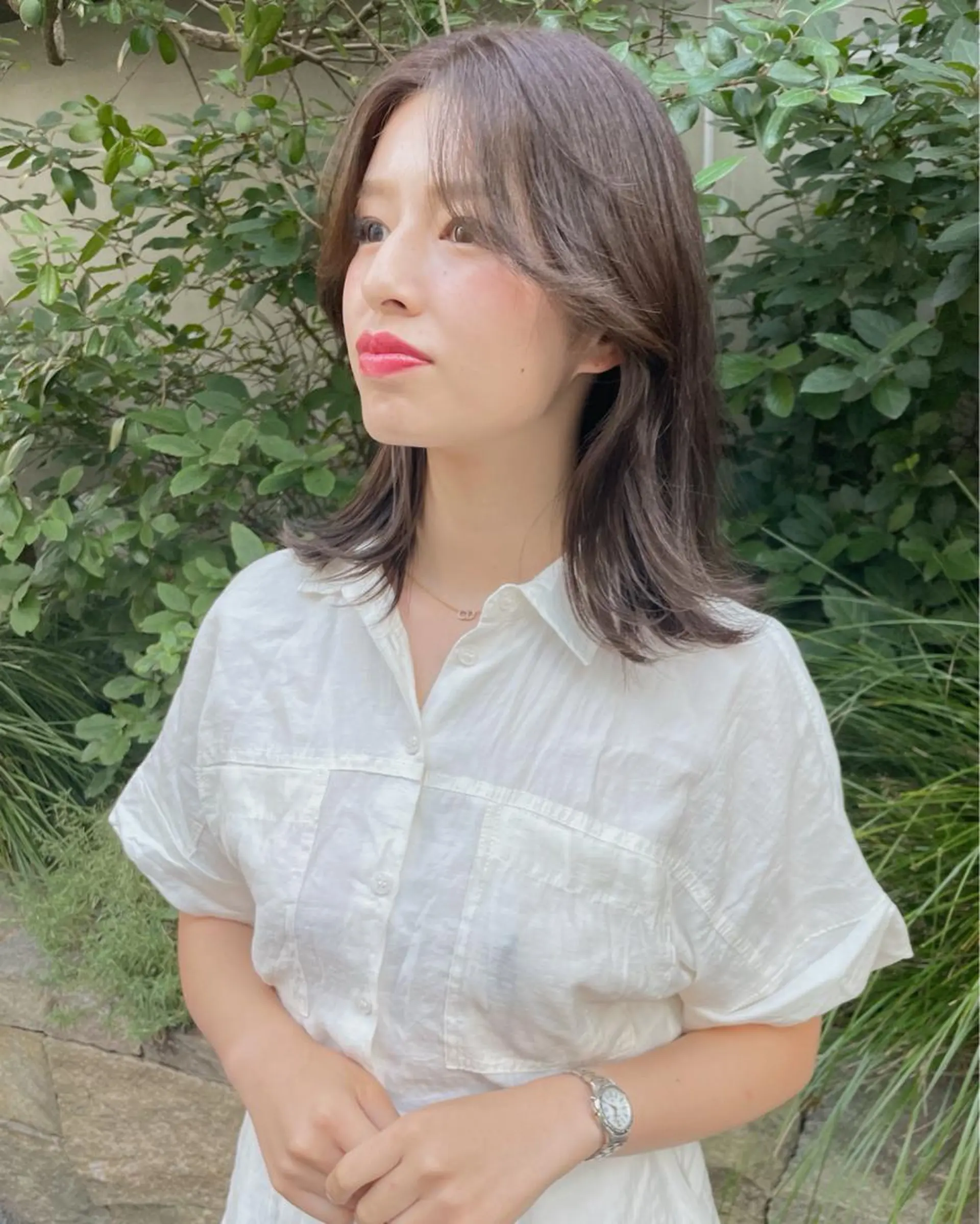 ミディアム 韓国風/髪質改善 赤み消し✨junkiのヘアスタイル