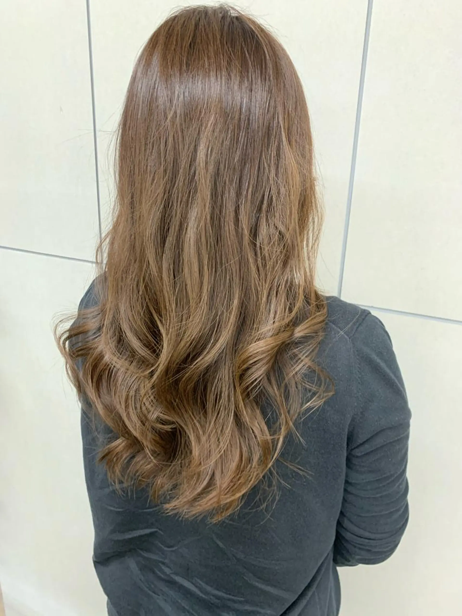 セミロング カラー Silk-lei【銀座店】所属・銀座/美髪縮毛矯正 /髪質改善/山本翔華のヘアスタイル