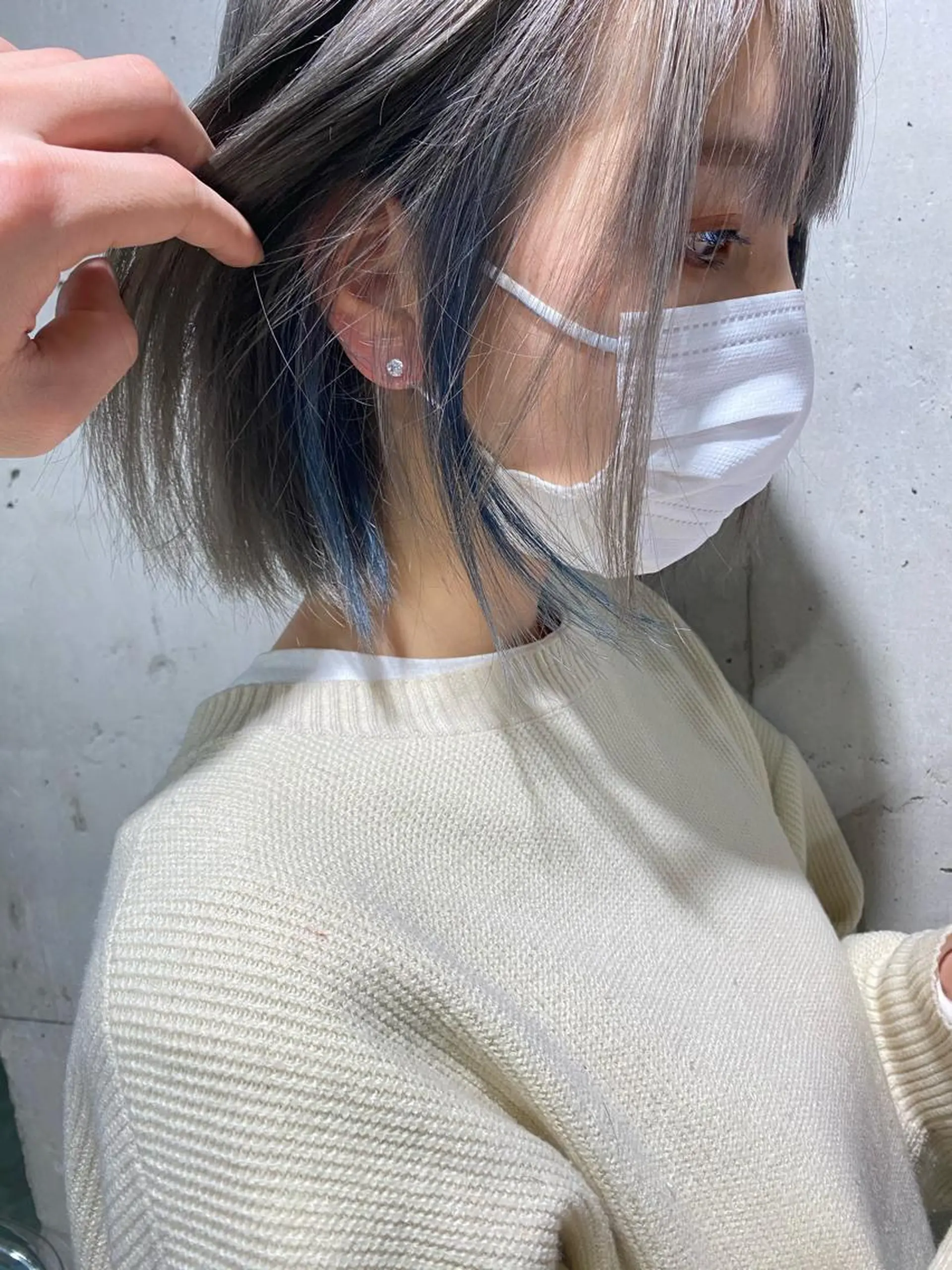 ミディアム ヘアカラー トリートメント ヘアセット 韓国/トレンド レイヤー【101】のヘアスタイル