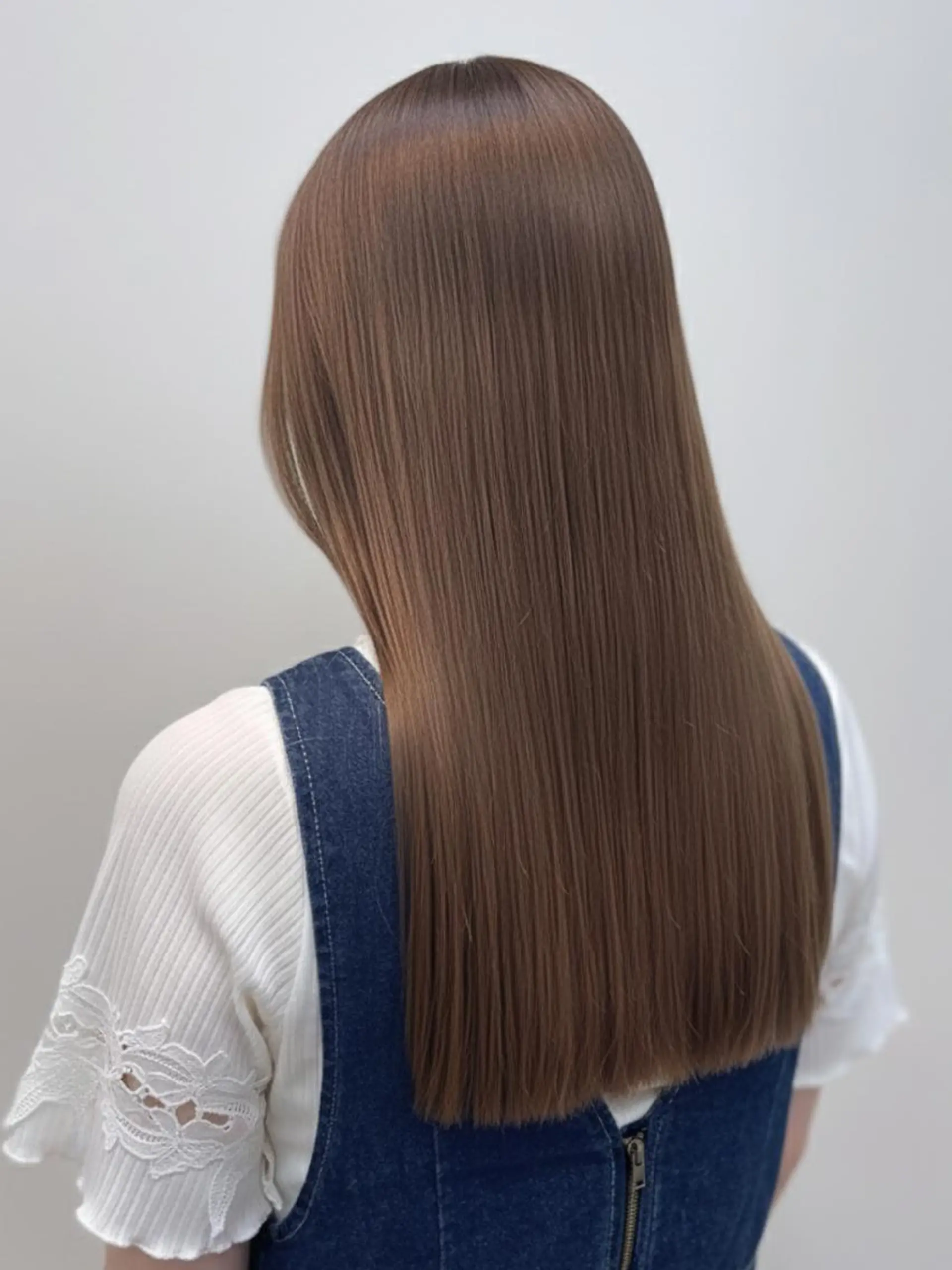 ロング カット ヘアカラー 松本/艶カラー/ ブリーチ/村岡 彩優のヘアスタイル