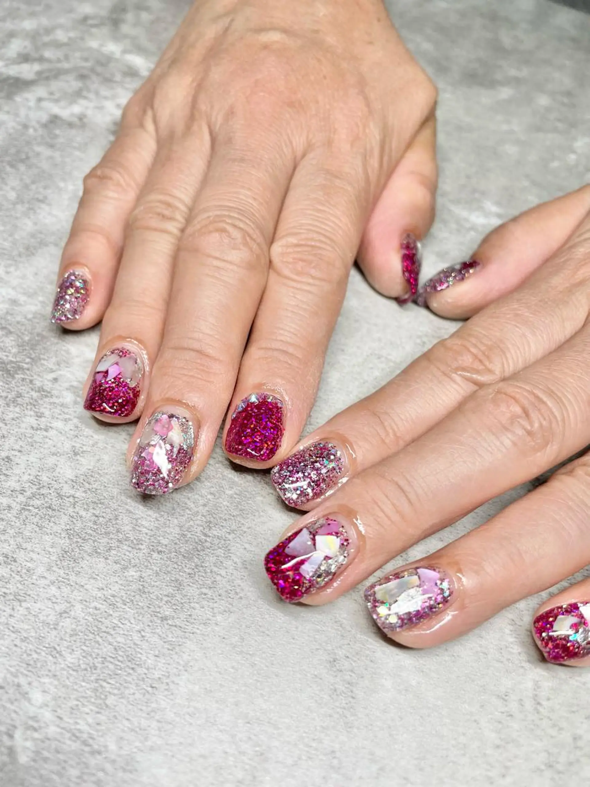 ネイル スカルプネイル ショートネイル Y's nailのネイルデザイン