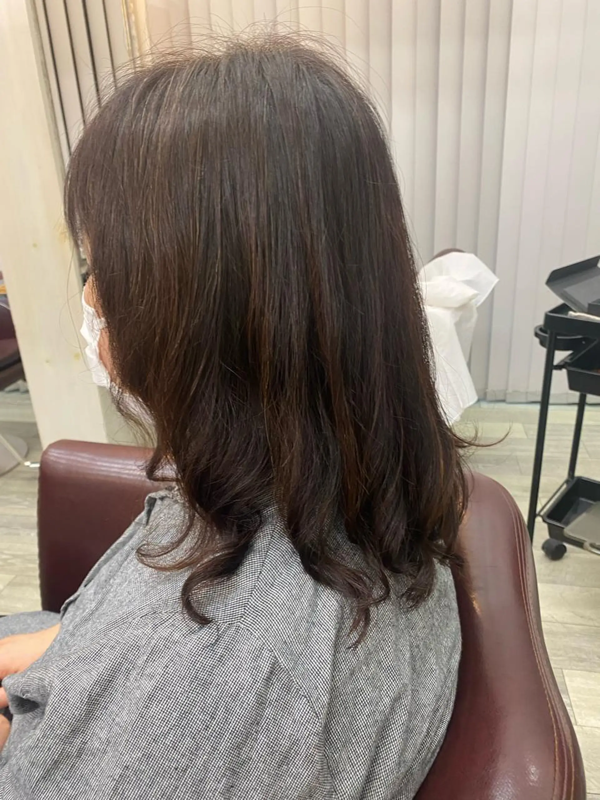 セミロング セミロングパーマ カット パーマ 足利/透明感カラー/ GRACE/りおのヘアスタイル