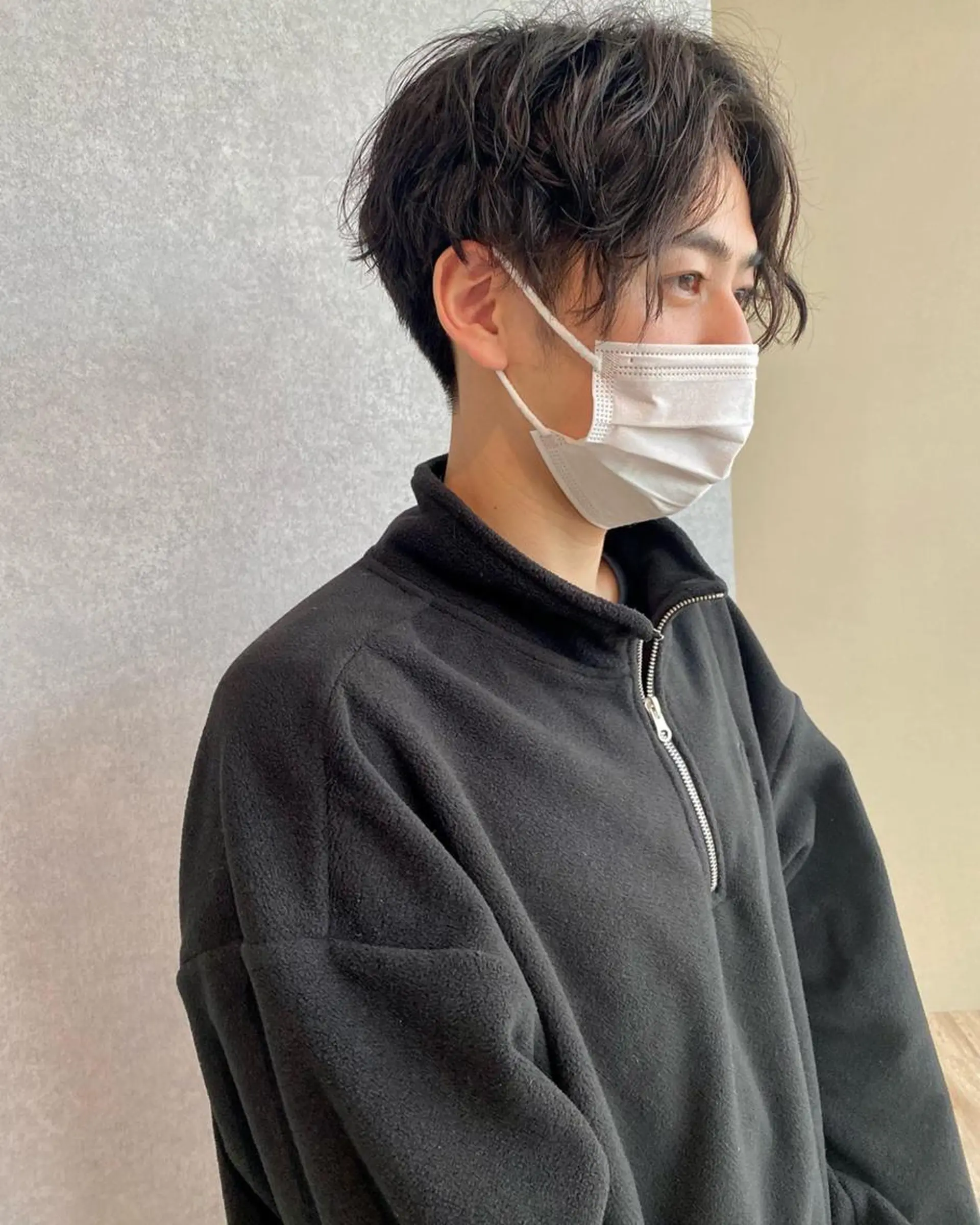 ショート カラー パーマ メンズ キッズ マツエク・マツパ メンズパーマ Sanctuary with Eden所属・山本 銘子のヘアスタイル