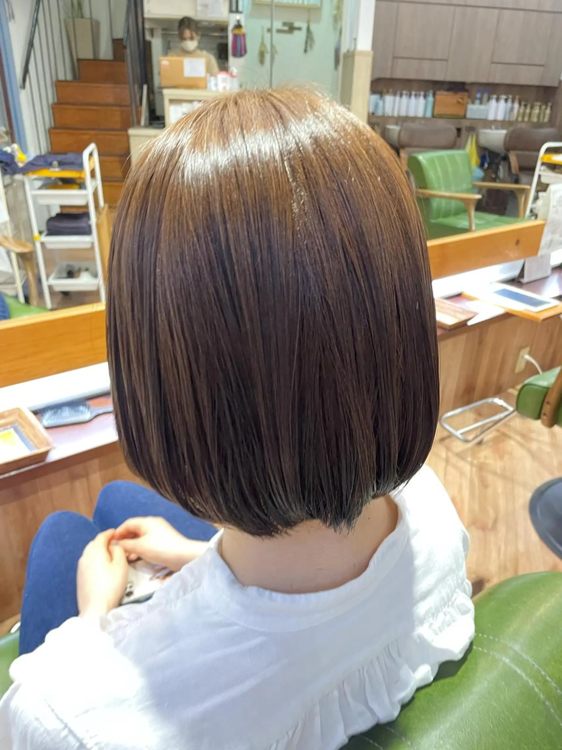 ミディアム カラー 美髪矯正/ハイトーン 🪸🩰ヒナコのヘアスタイル