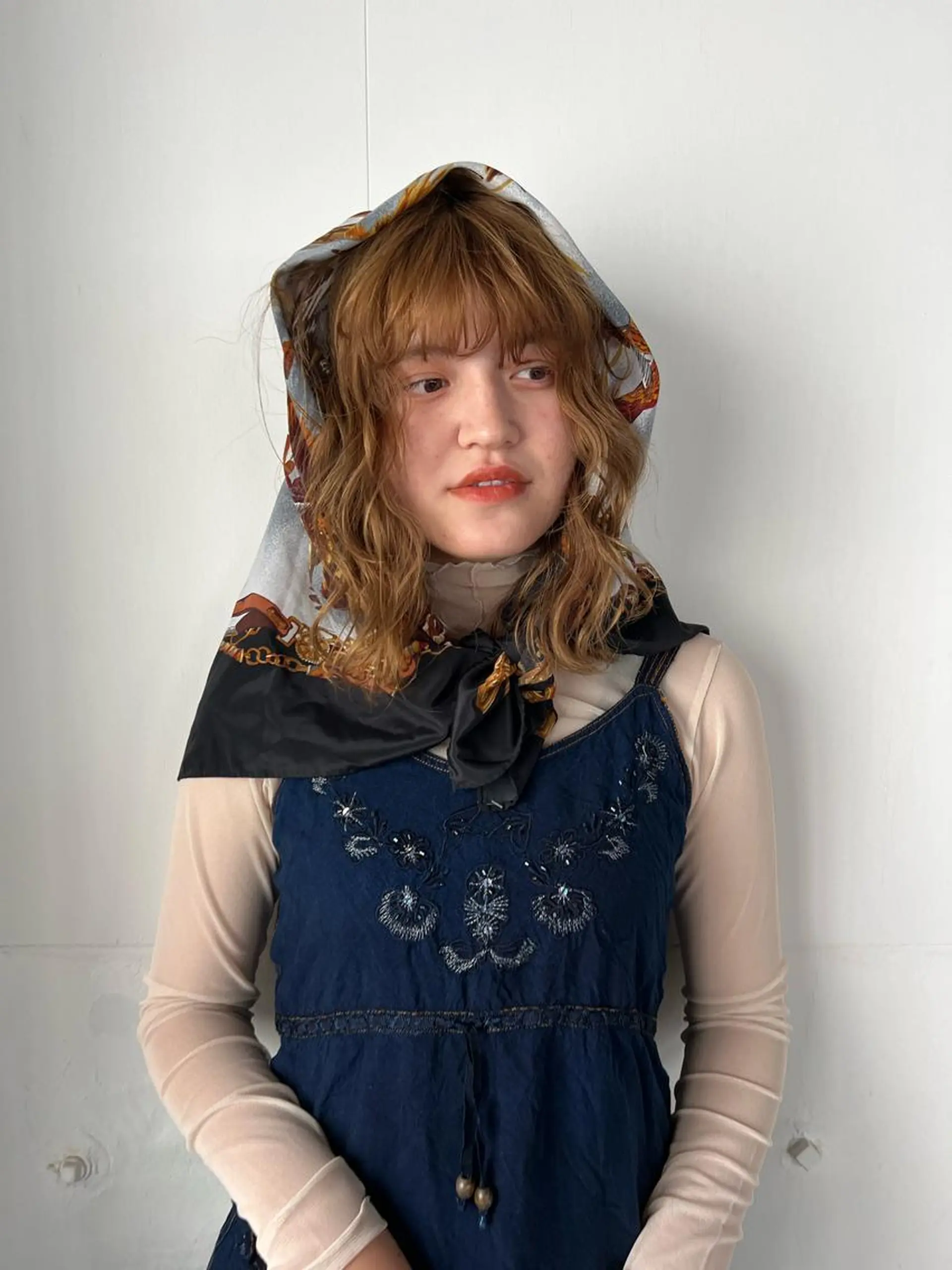 ミディアム カラー 舟橋耀/ブリーチカラ ー/レイヤーカットのヘアスタイル