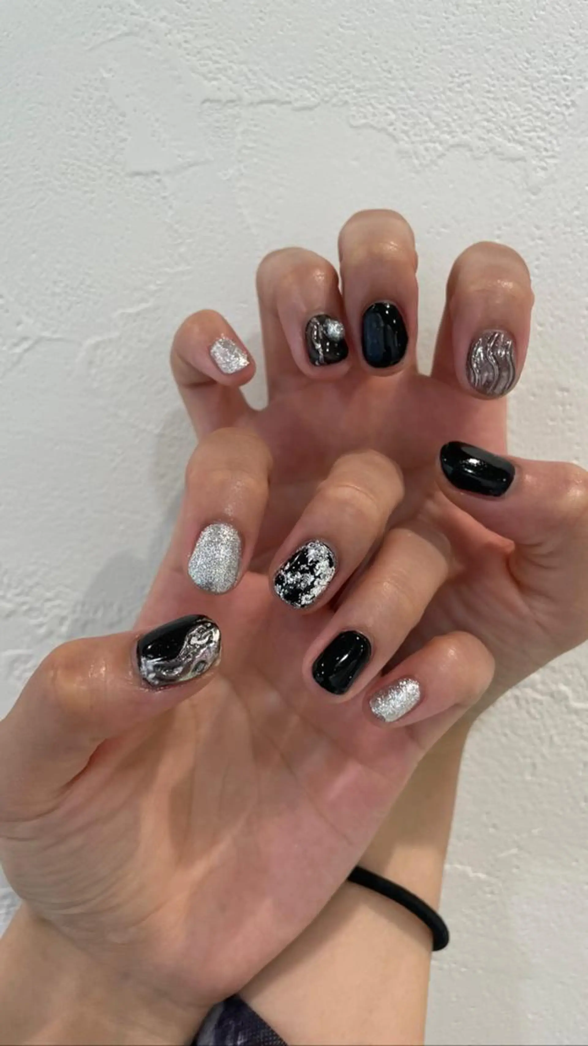 ネイル ハンドネイル 束感まつ毛/ネイル/ LED♥KIRARAのマツエク・マツパデザイン