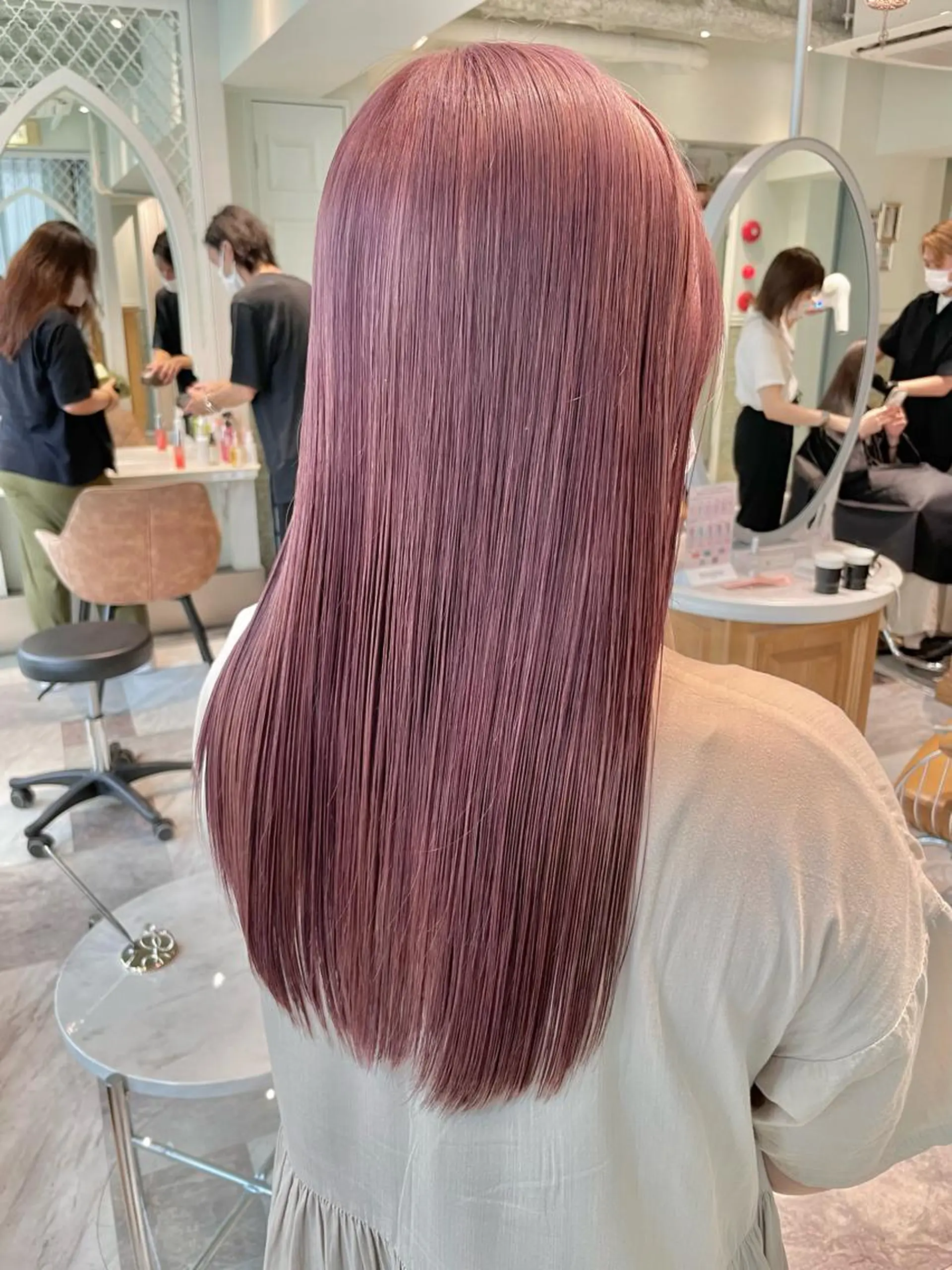 ロング カラー バレイヤージュ ブリーチ ケアブリーチ ダブルカラー グラデーションカラー 美髪/カラー 美容院🌈渡辺隼也のヘアスタイル