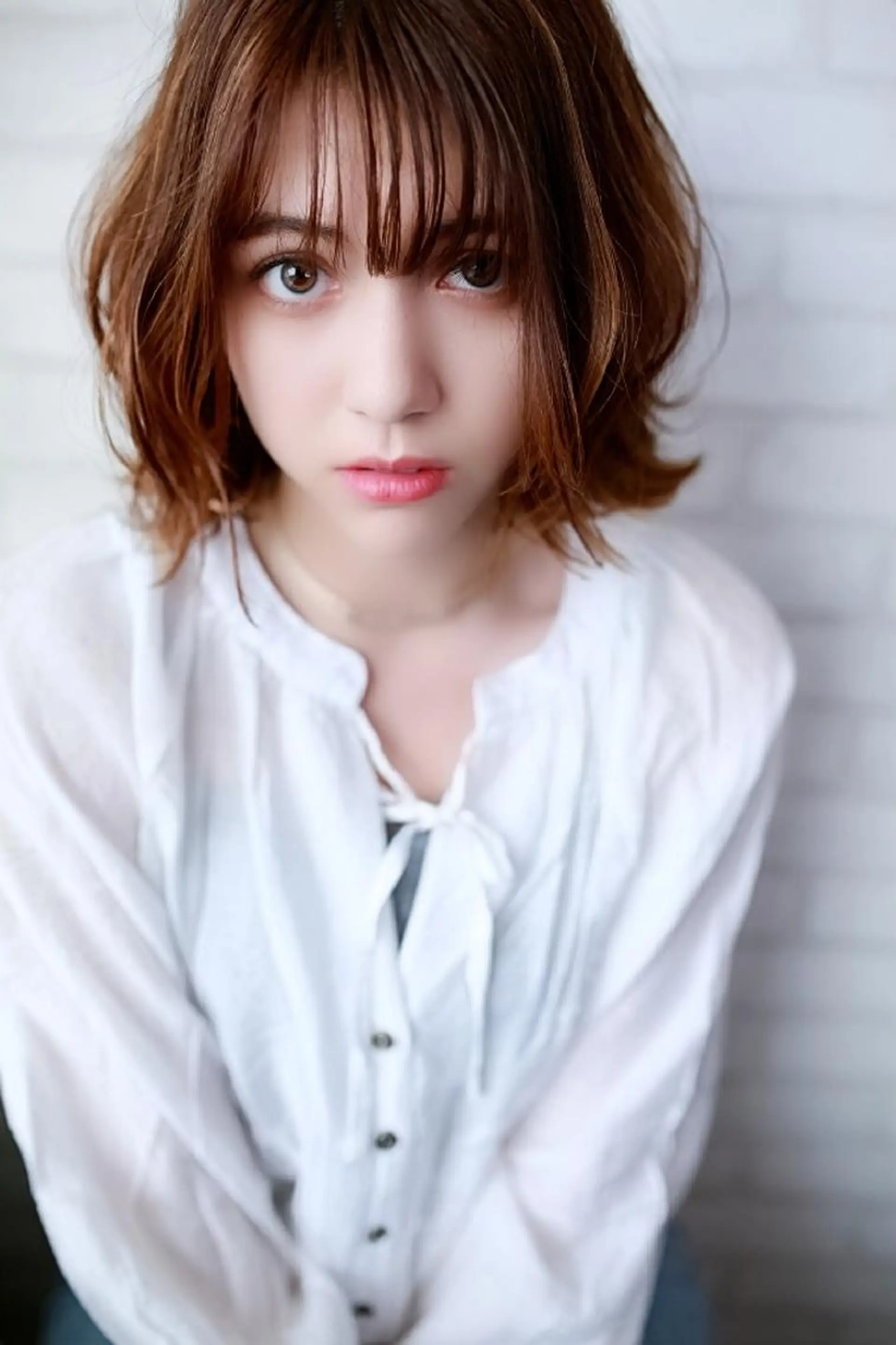 ミディアム パーマ カラー ヘアアレンジ ネイル キッズ マツエク・マツパ イルミナカラー 外国人風カラー premier modelsのヘアスタイル