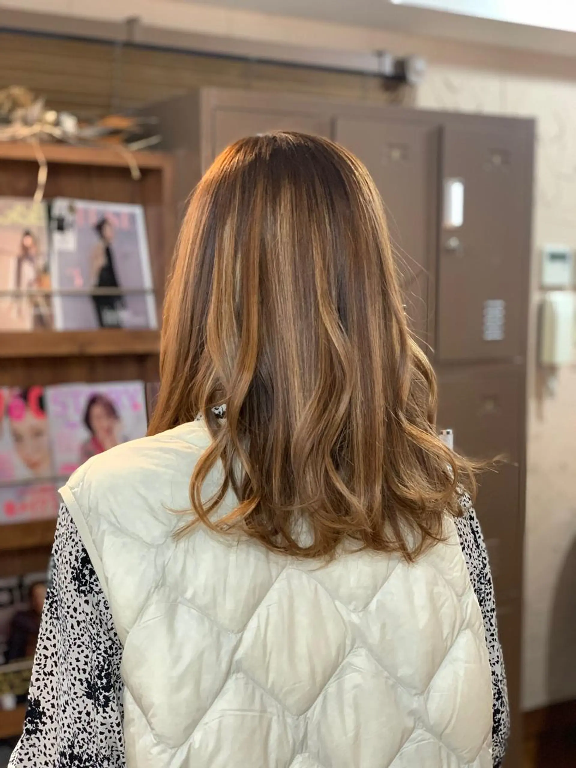 セミロング ヘアアレンジ カット 武田尚子🌸 自然に仕上がる矯正のヘアスタイル